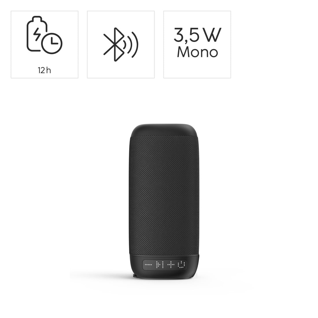 Bluetooth Lautsprecher HAMA "Tube 4.0", 35 W, Schwarz