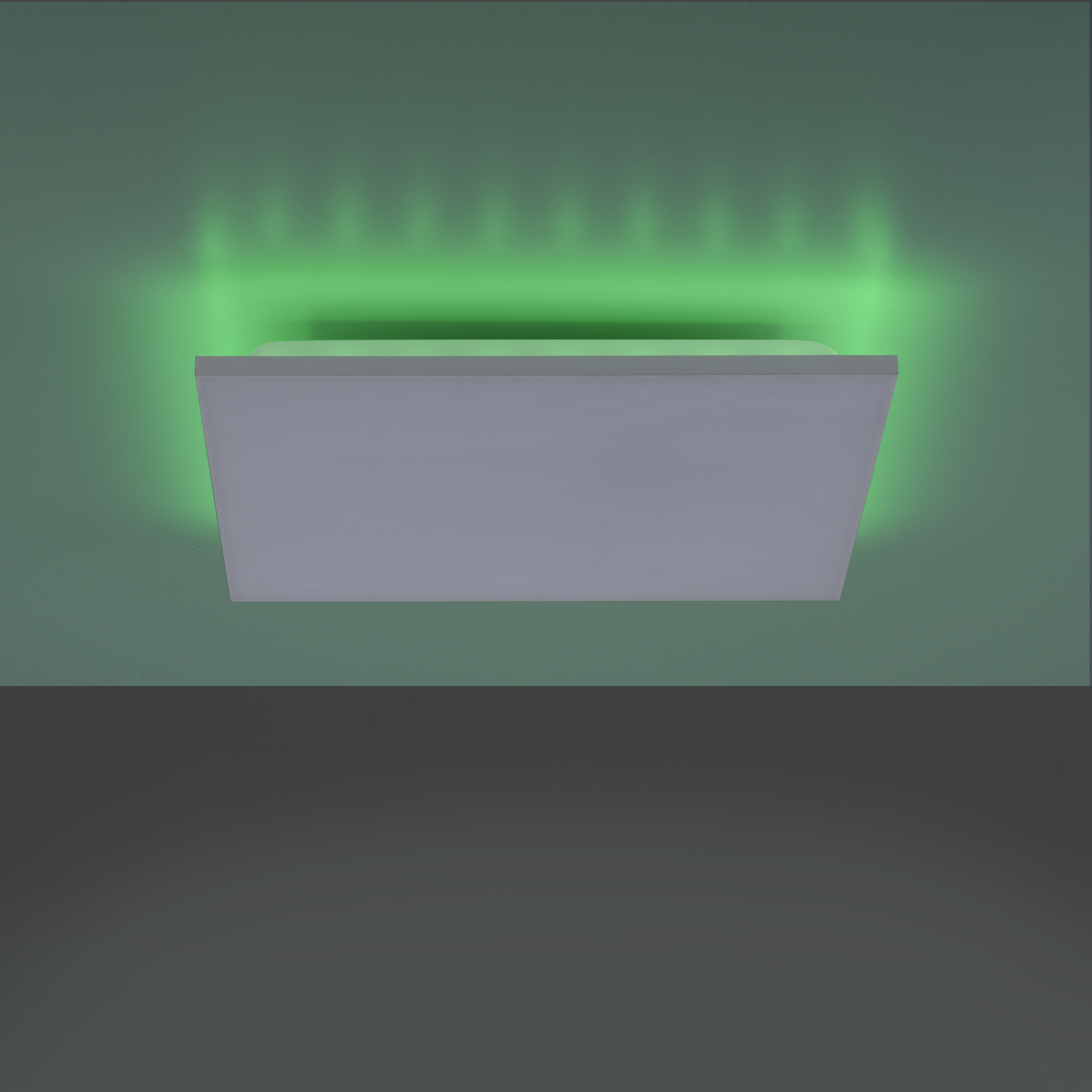 JUST LIGHT LED-Deckenleuchte 15600-16 weiß, 21,2 W, 2300lm, CCT, RGB, Fernbedienung