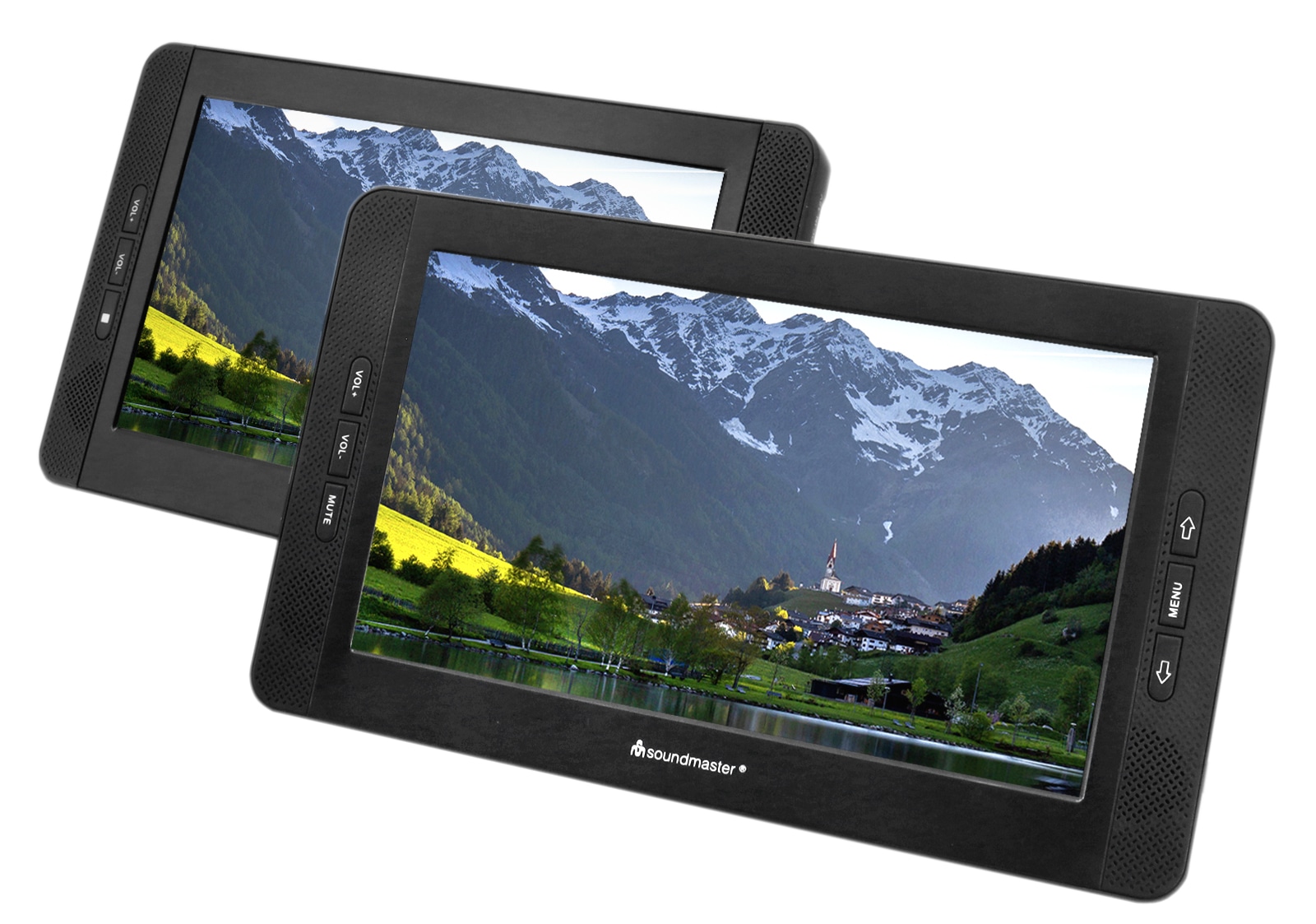 SOUNDMASTER Portabler DVD-Player PDB1850SW, mit 2 Bildschirmen