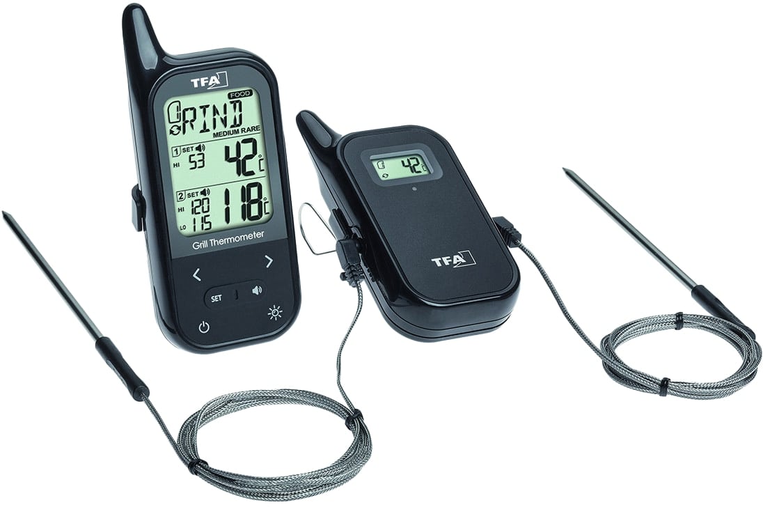 TFA Grill-Funkthermometer Küchen-Chef, 14.1511.01 TFA Grill-Funkthermometer Küchen-Chef, 14.1511.01