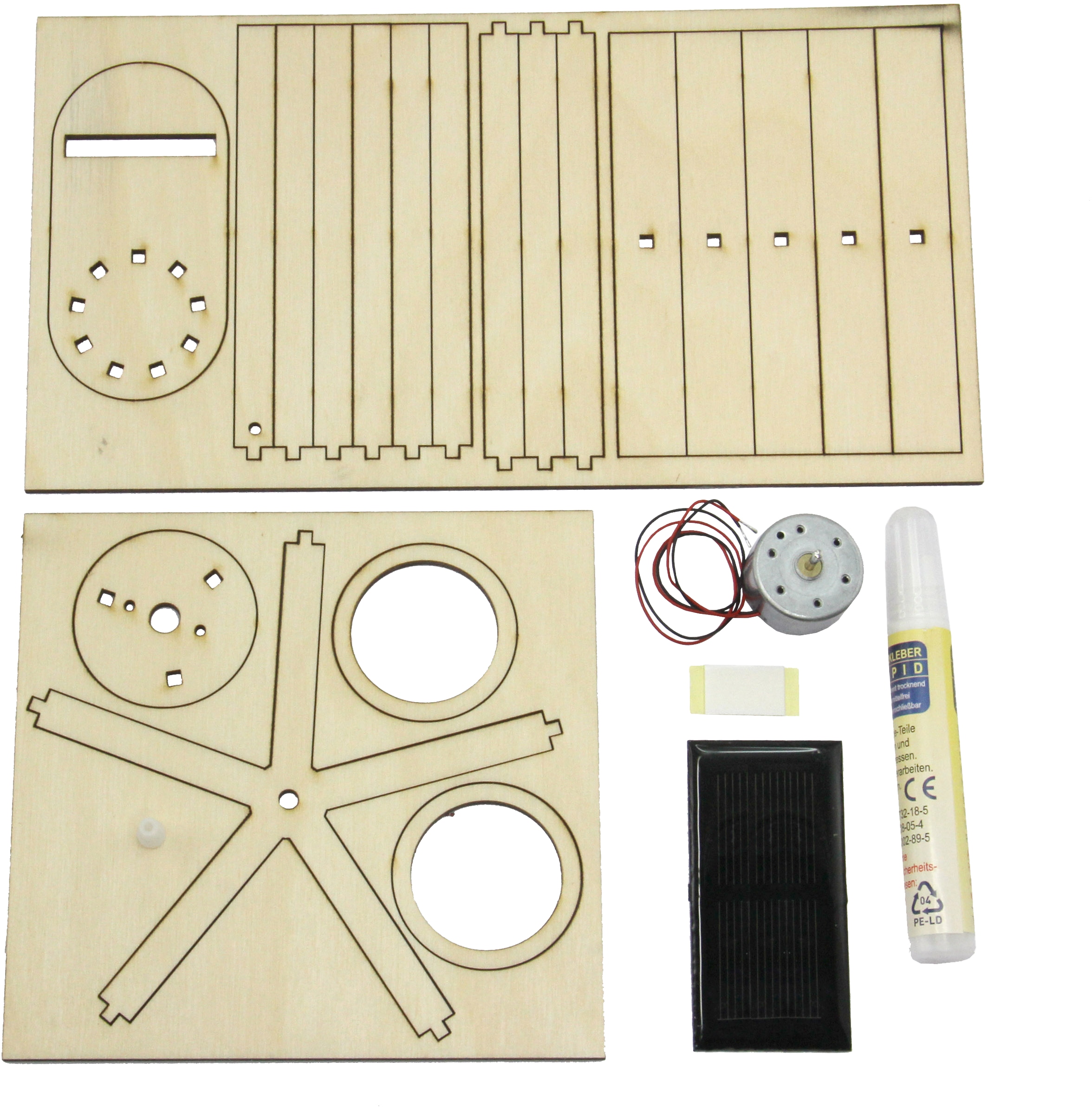 SOL-EXPERT Windgenerator-Solarbausatz Savonius