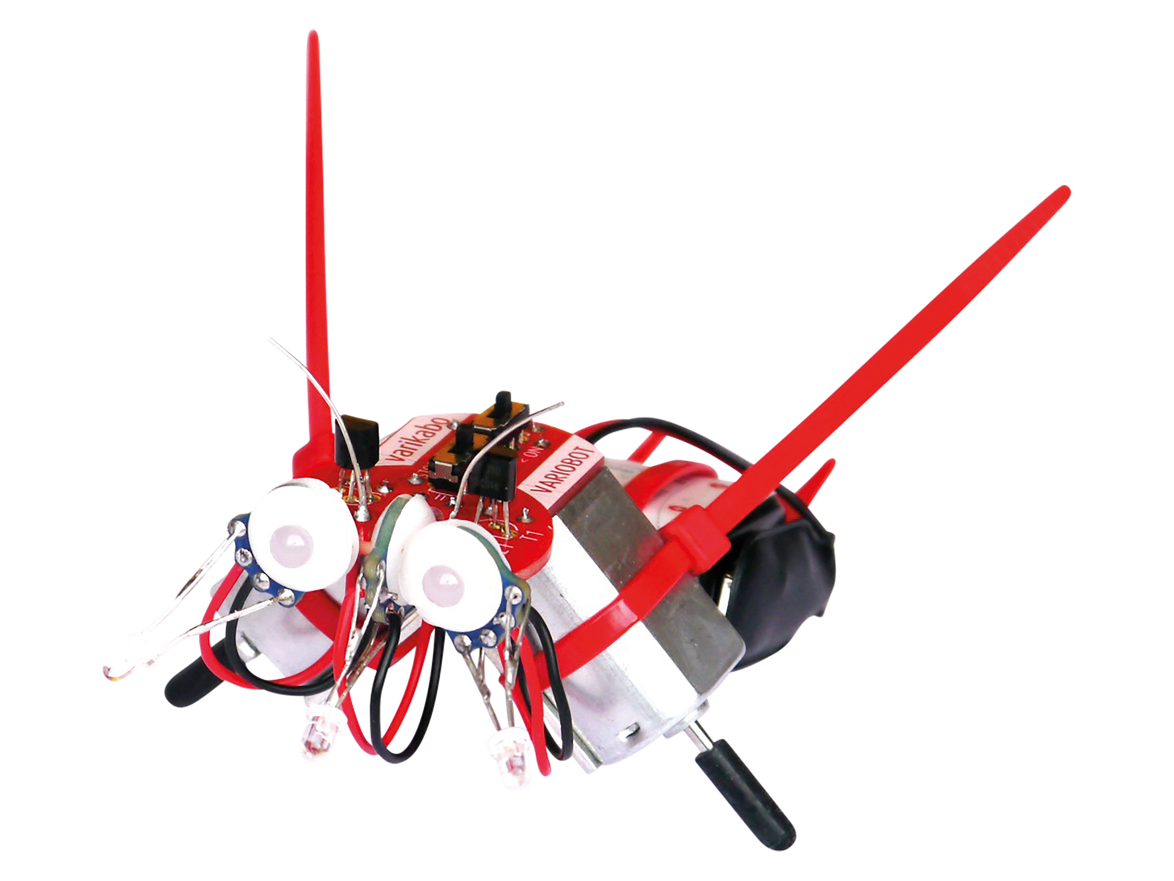 VARIOBOT Roboter Bausatz varikabo SN 011 DE, zum Löten, 12 Funktionen