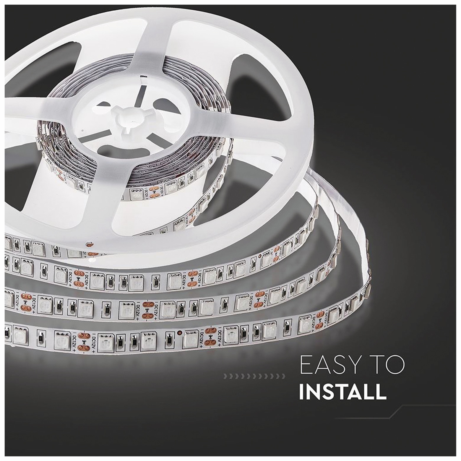 LED-Strip VT-5050 (2122), 300 LEDs, 5 m, 12V, 3000 K