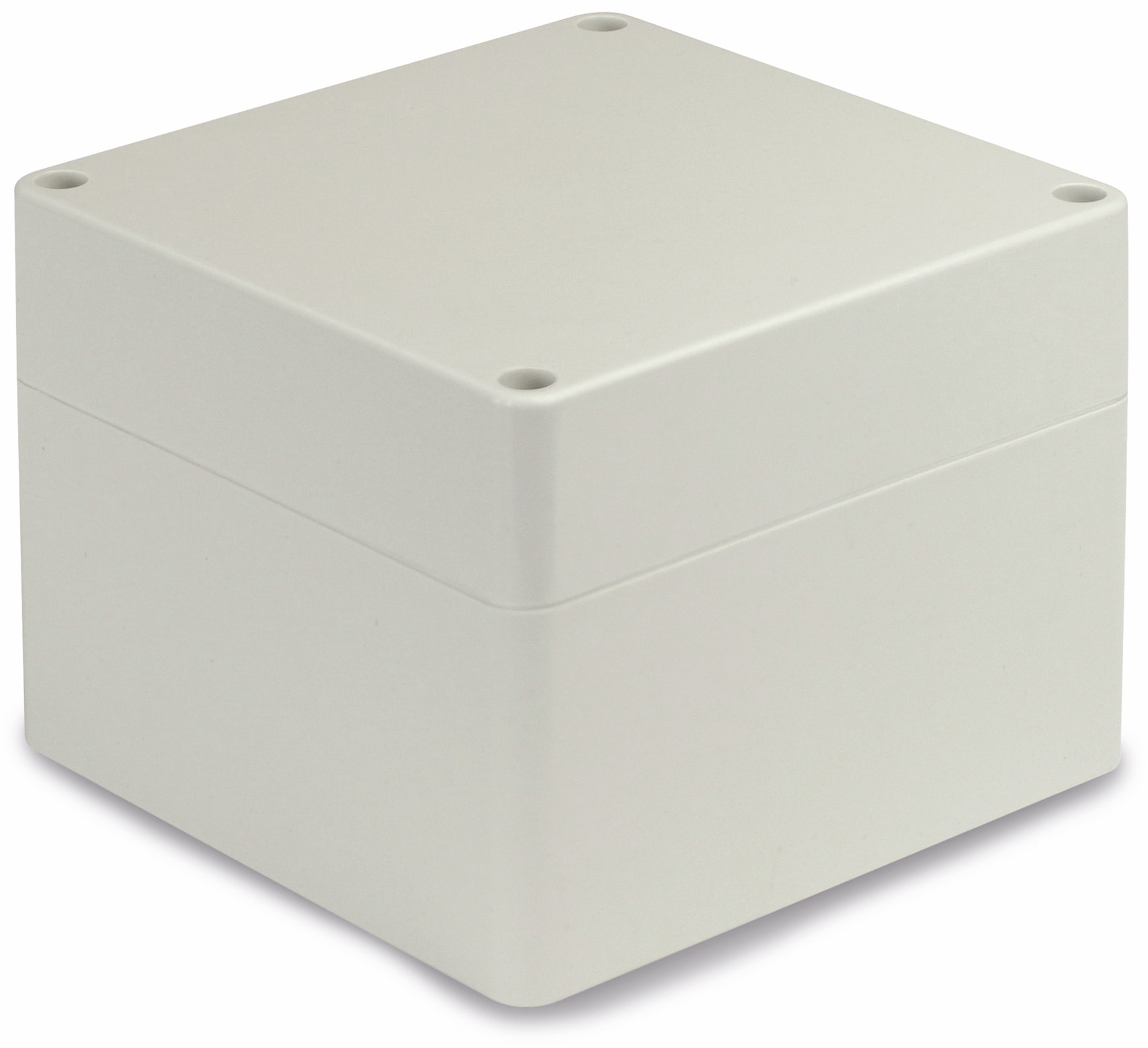 Modulgehäuse ABS, 120x120x90 mm, IP65, lichtgrau Modulgehäuse ABS, 120x120x90 mm, IP65, lichtgrau