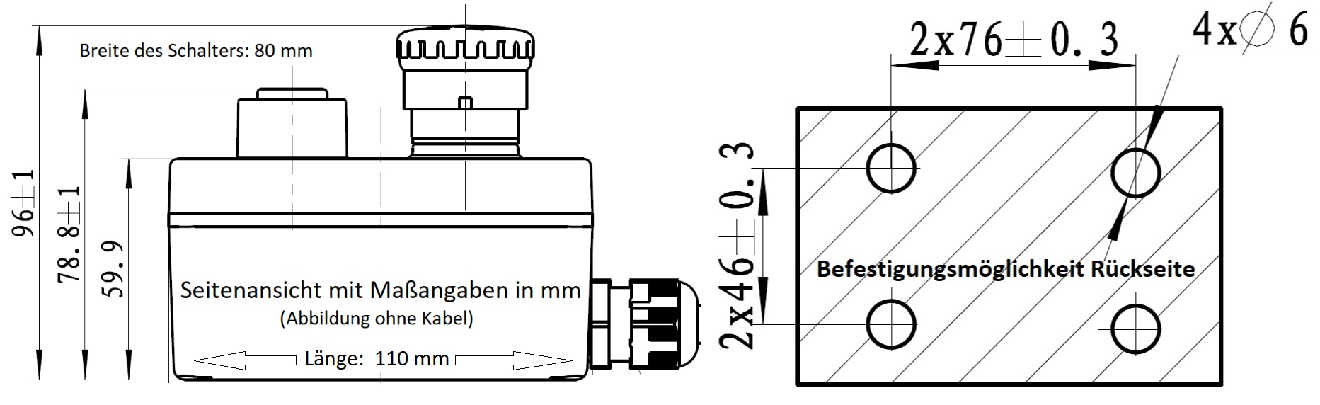 CENTRALSYSTEMS Sicherheitsschalter CSSS1