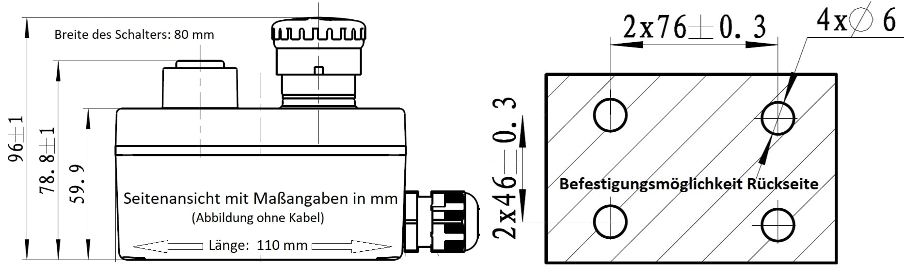CENTRALSYSTEMS Sicherheitsschalter CSSS1 CENTRALSYSTEMS Sicherheitsschalter CSSS1
