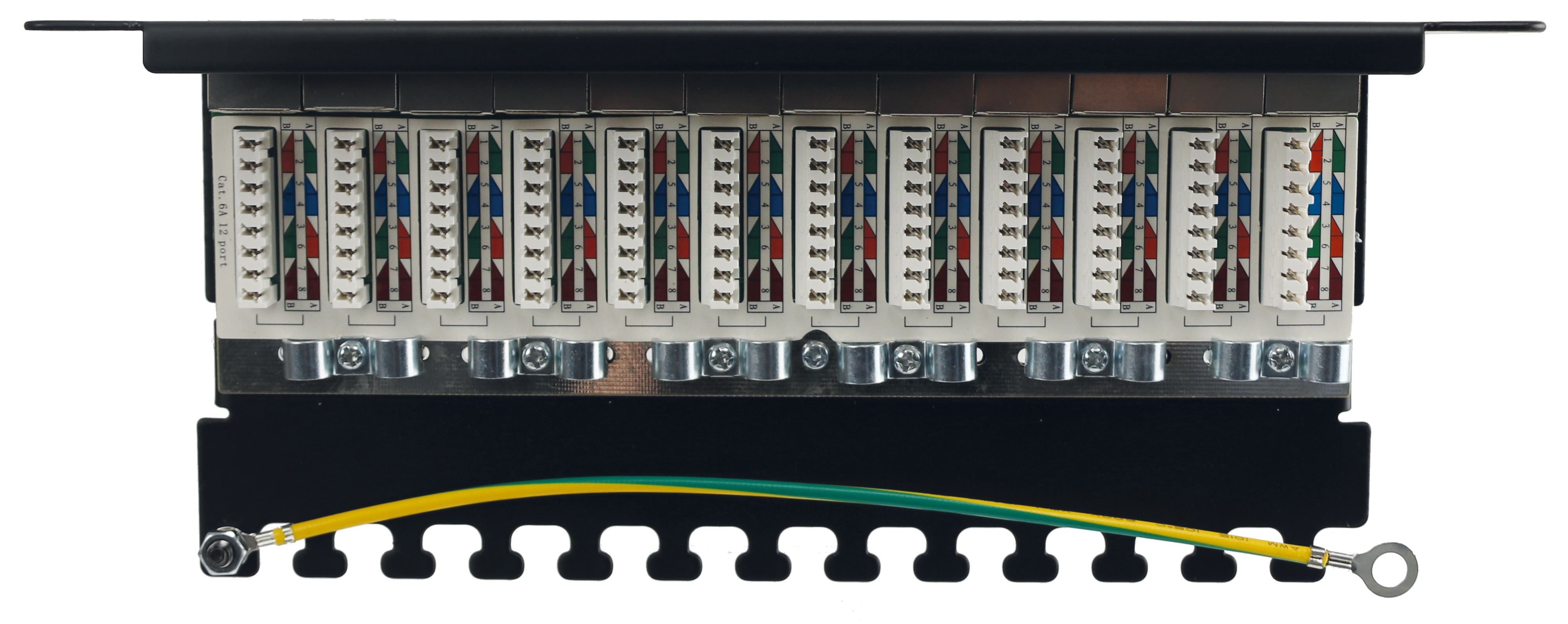 RED4POWER CAT.6a Patchpanel R4-N106S, 12-fach, 10", schwarz RED4POWER CAT.6a Patchpanel R4-N106S, 12-fach, 10", schwarz