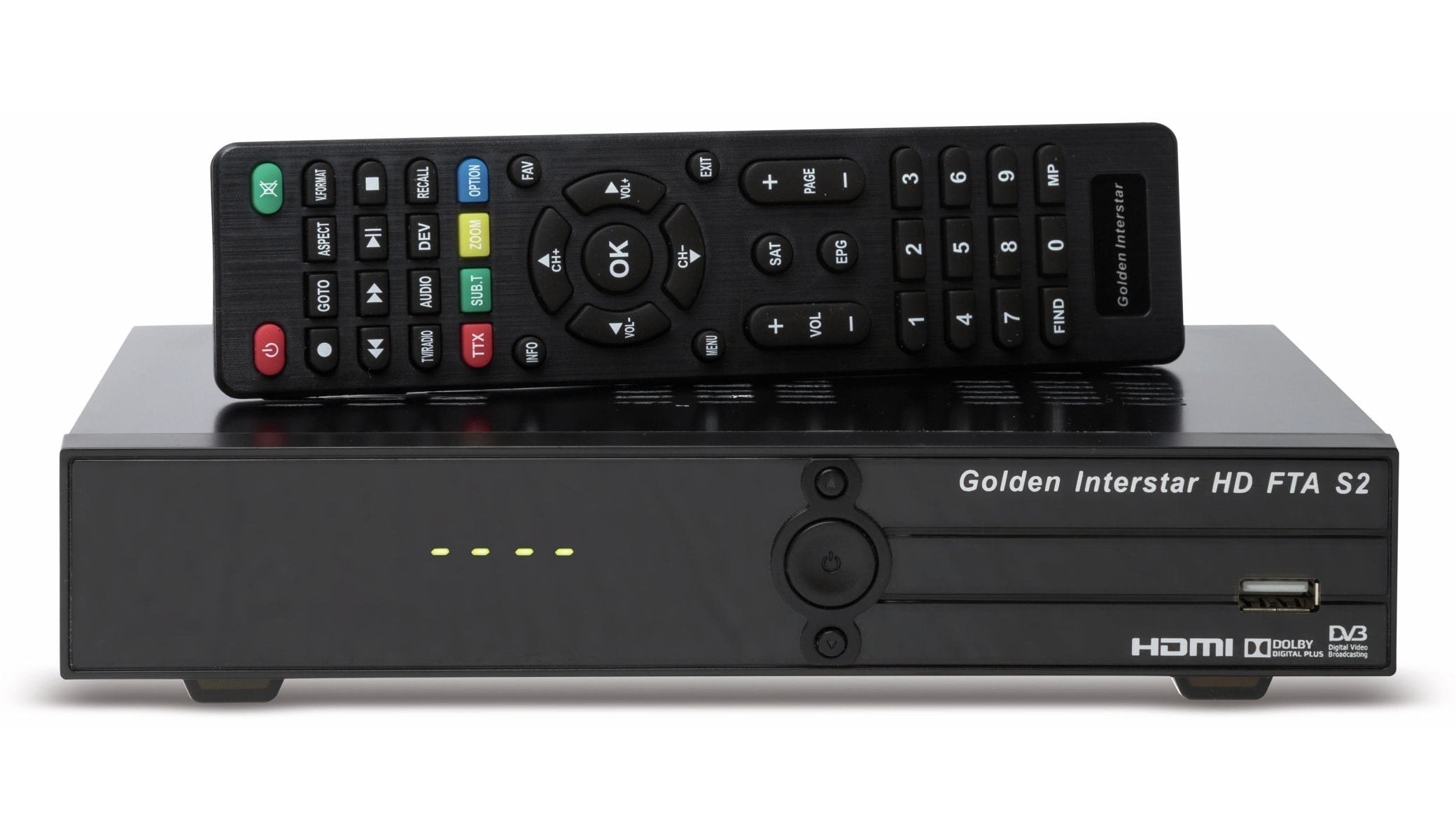 DVB-S HDTV Receiver GOLDEN INTERSTAR HD FTA S2
