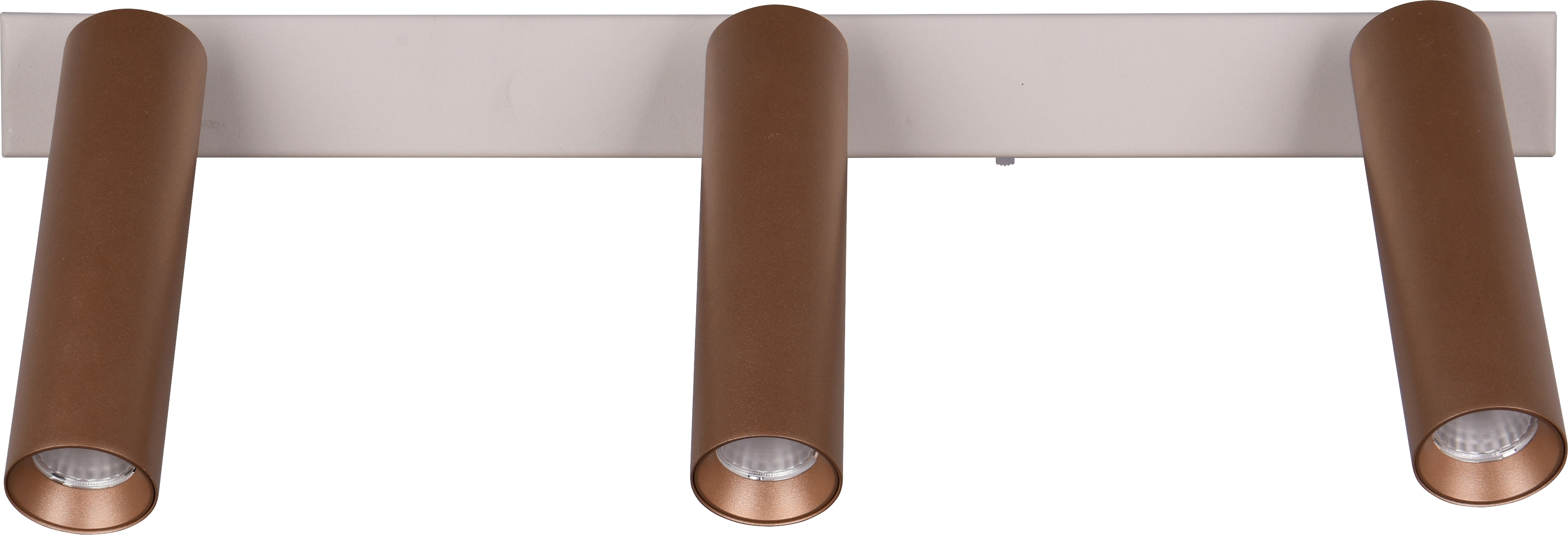 TRIO LED-Spotleuchte TRIO AMBALA, 849210365, 3-fach, 3x 5,5 W, 3x 500 ml, coffee