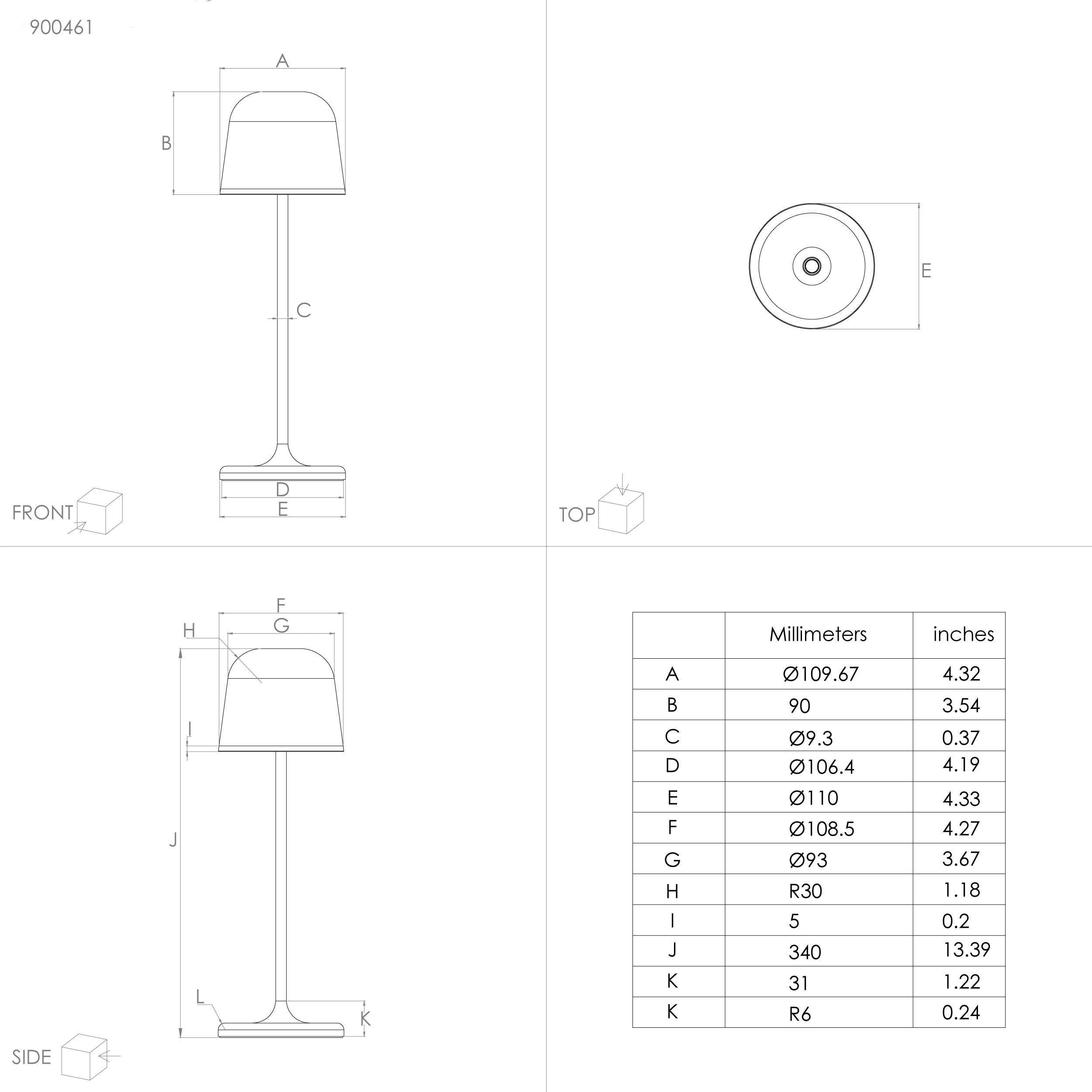EGLO LED-Akku-Tischleuchte 900461 sand, 2,2 W, 200 lm, 3000 K, IP54 EGLO LED-Tischleuchte 900461 sand, 2,2 W, 200 lm, 3000 K, IP54