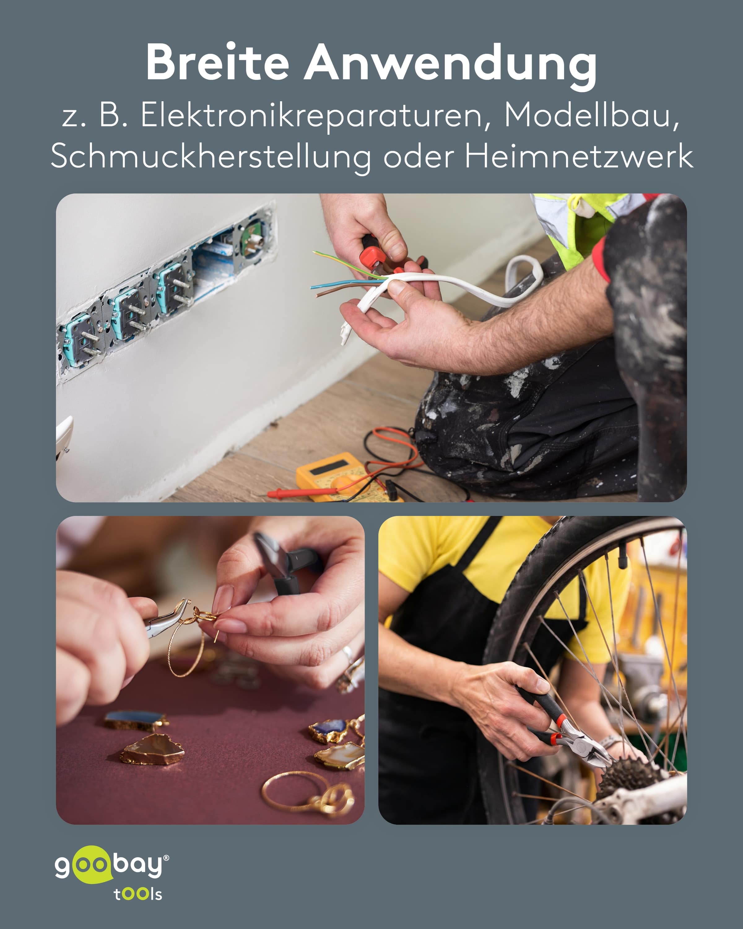 GOOBAY TOOLS Zangenset, 77115, 5-teilig