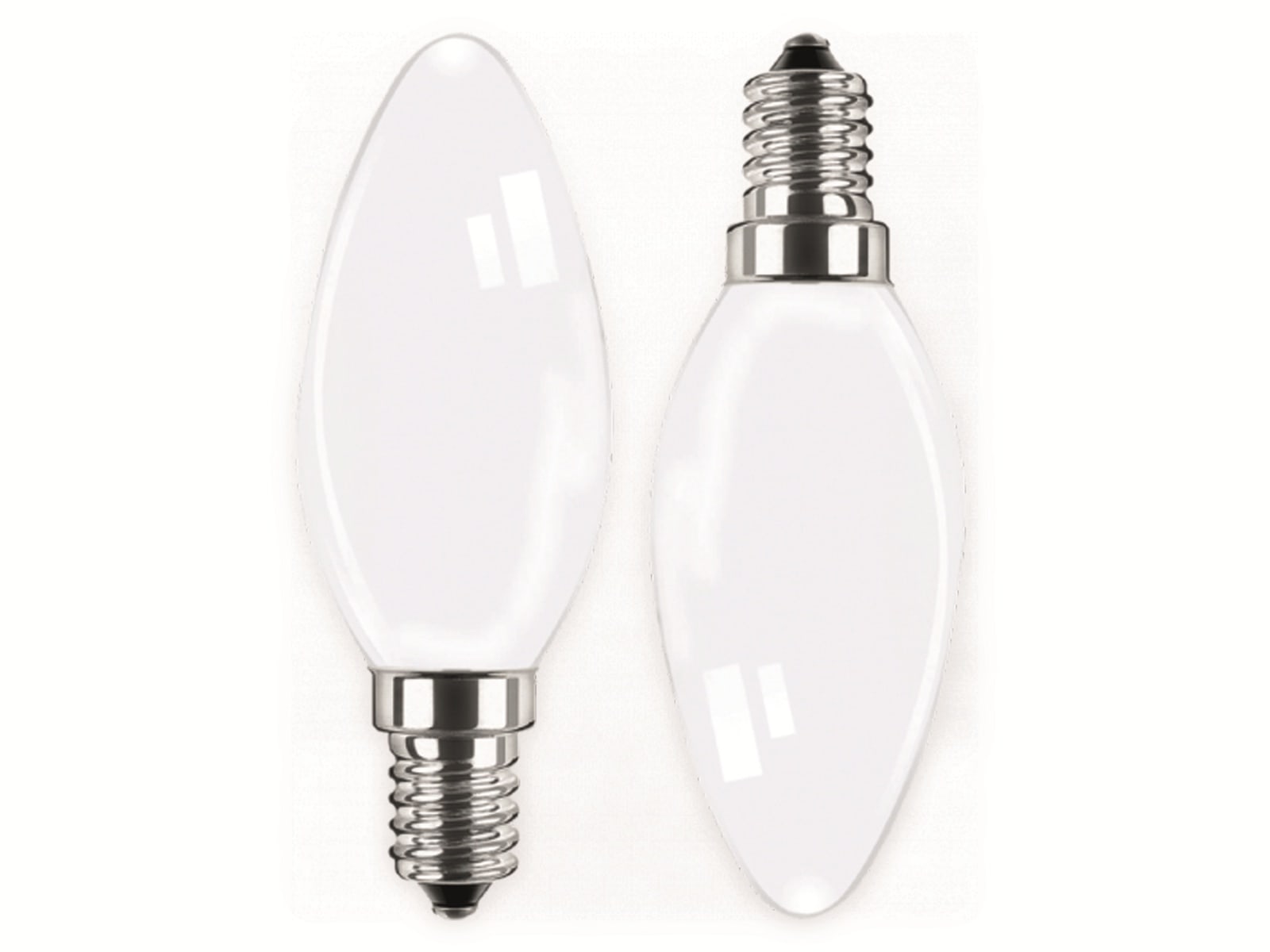 BLULAXA LED-Lampe 49061 Kerze, E14, EEK: F, 4,5 W, 470 lm, 2700 K, 2 Stück