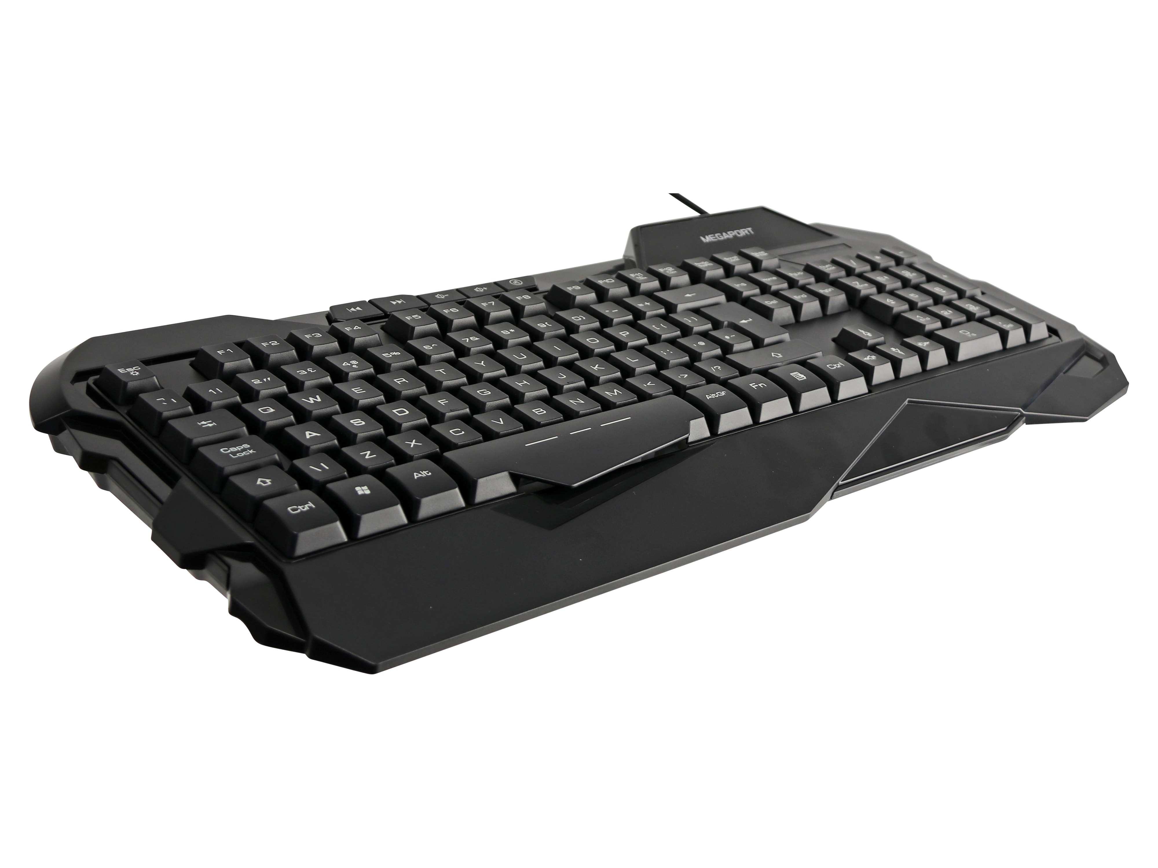 Tastatur/Maus-Set, MEGAPORT, M-GCM500, englisches Tastaturlayout