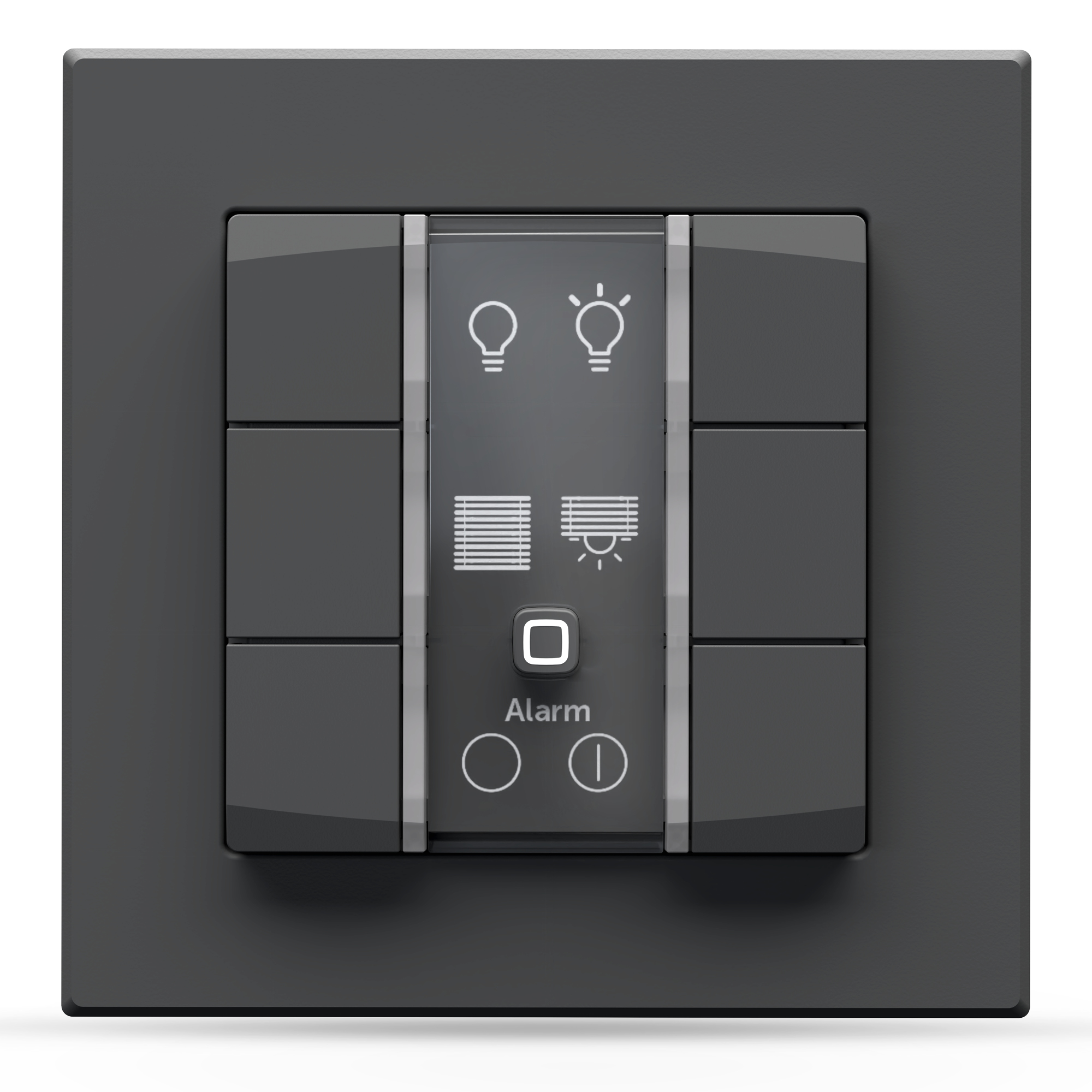 HOMEMATIC IP 162028A0, Wandtaster, 6-fach, 230 V, anthrazit HOMEMATIC IP 162028A0, Wandtaster, 6-fach, 230 V, anthrazit