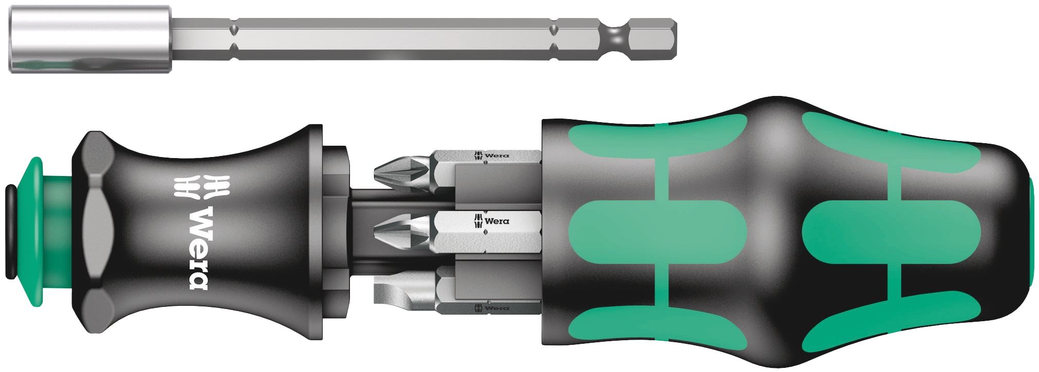 WERA Werkzeug-Set, Kraftform Kompakt 28 + Bit-Check 30 Metal 1, 36-teilig