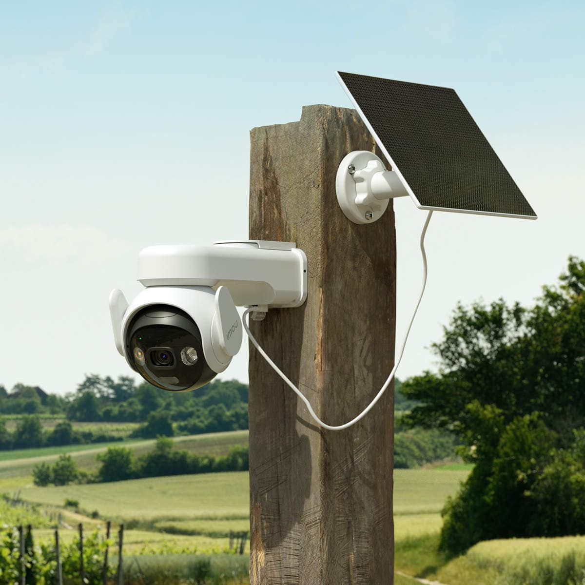 IMOU Überwachungskamera AOV Dual Kit, mit Solarpanel, außen, weiß