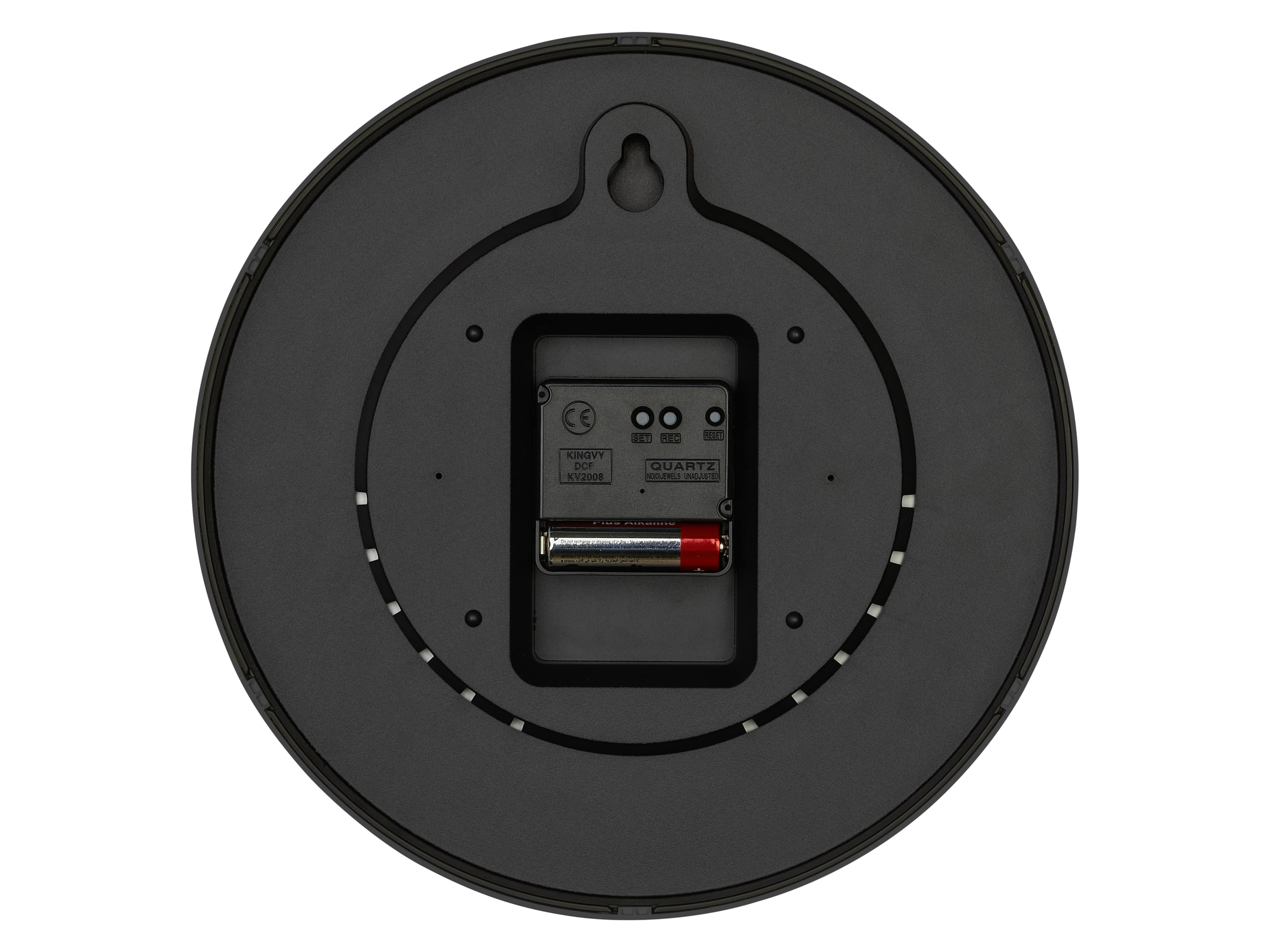 TFA Analoge Funkwanduhr 60.3550.01, weiß/schwarz
