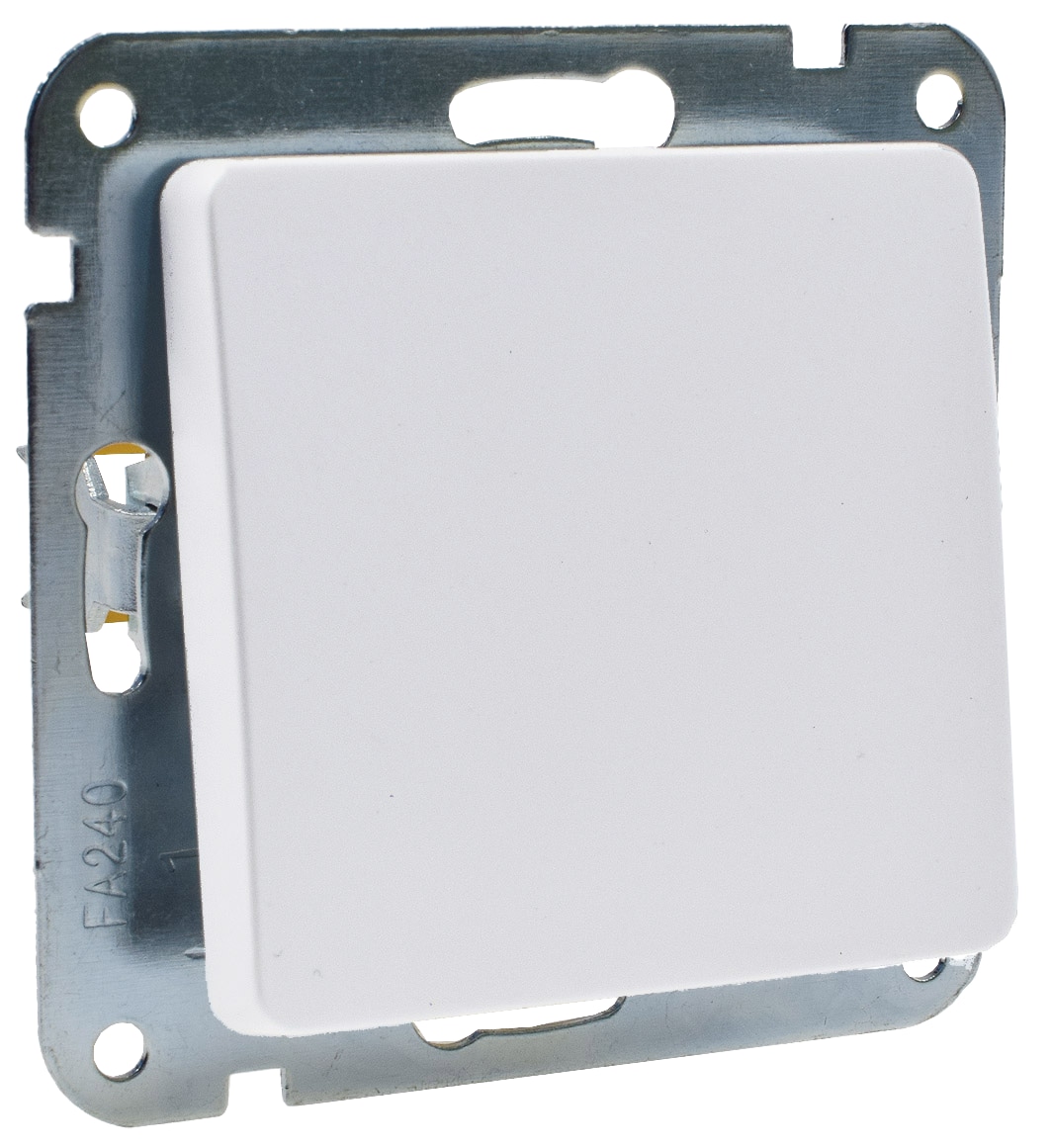 MILOS Wechselschalter 22773, UP, 10A/250V, Steckanschluss, weiß matt