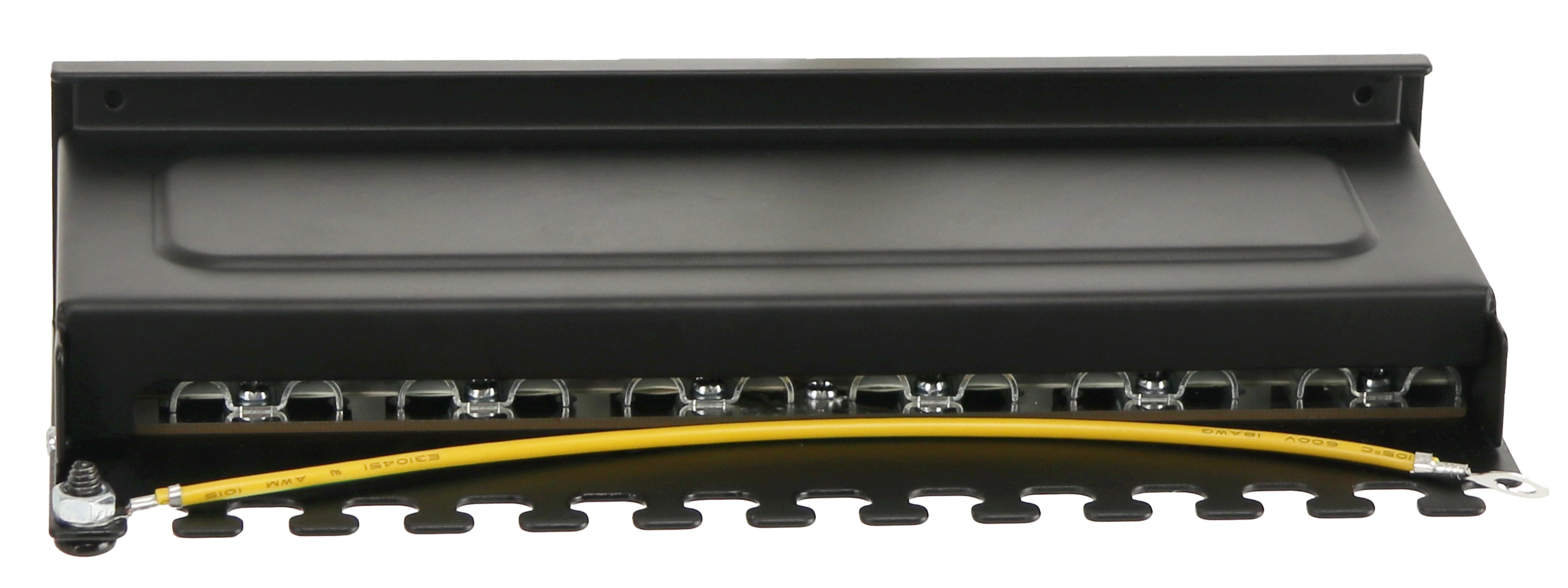 RED4POWER CAT.6a Patchpanel R4-N111S, 12-fach, schwarz