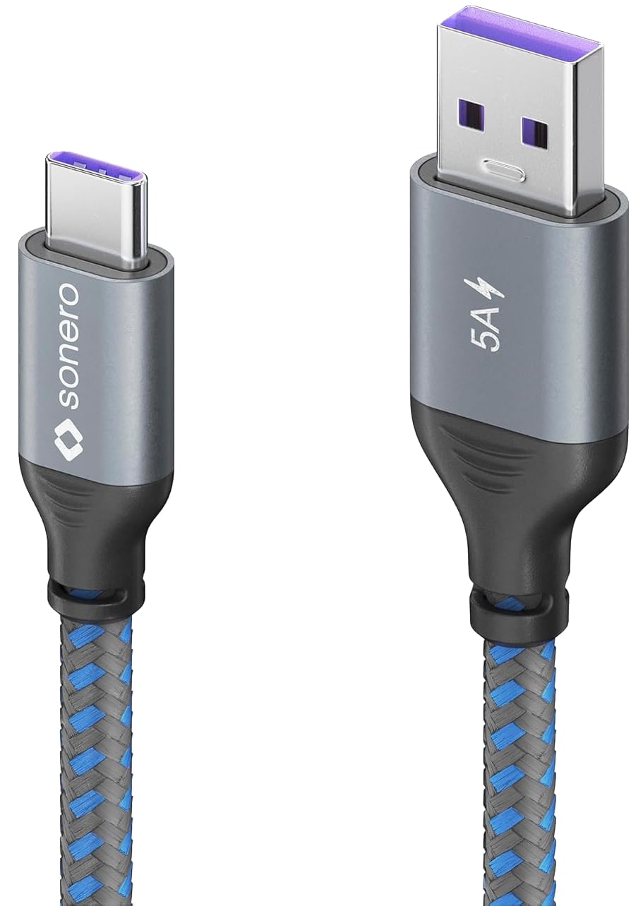 SONERO USB 2.0 Kabel SPC-U110-020 A/C 2m grau-schwarz