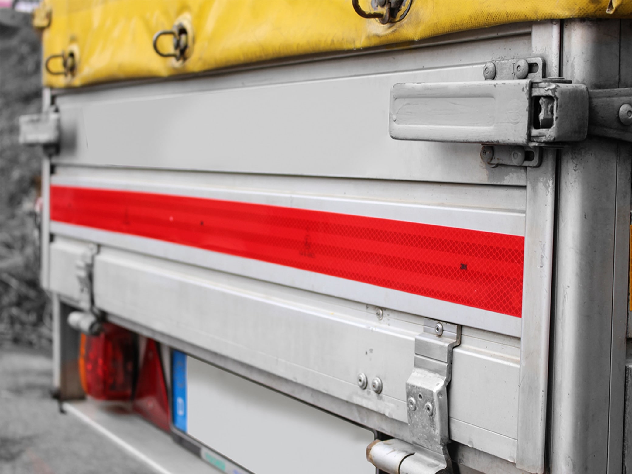 Reflektorband, rot, 2m, selbstklebend