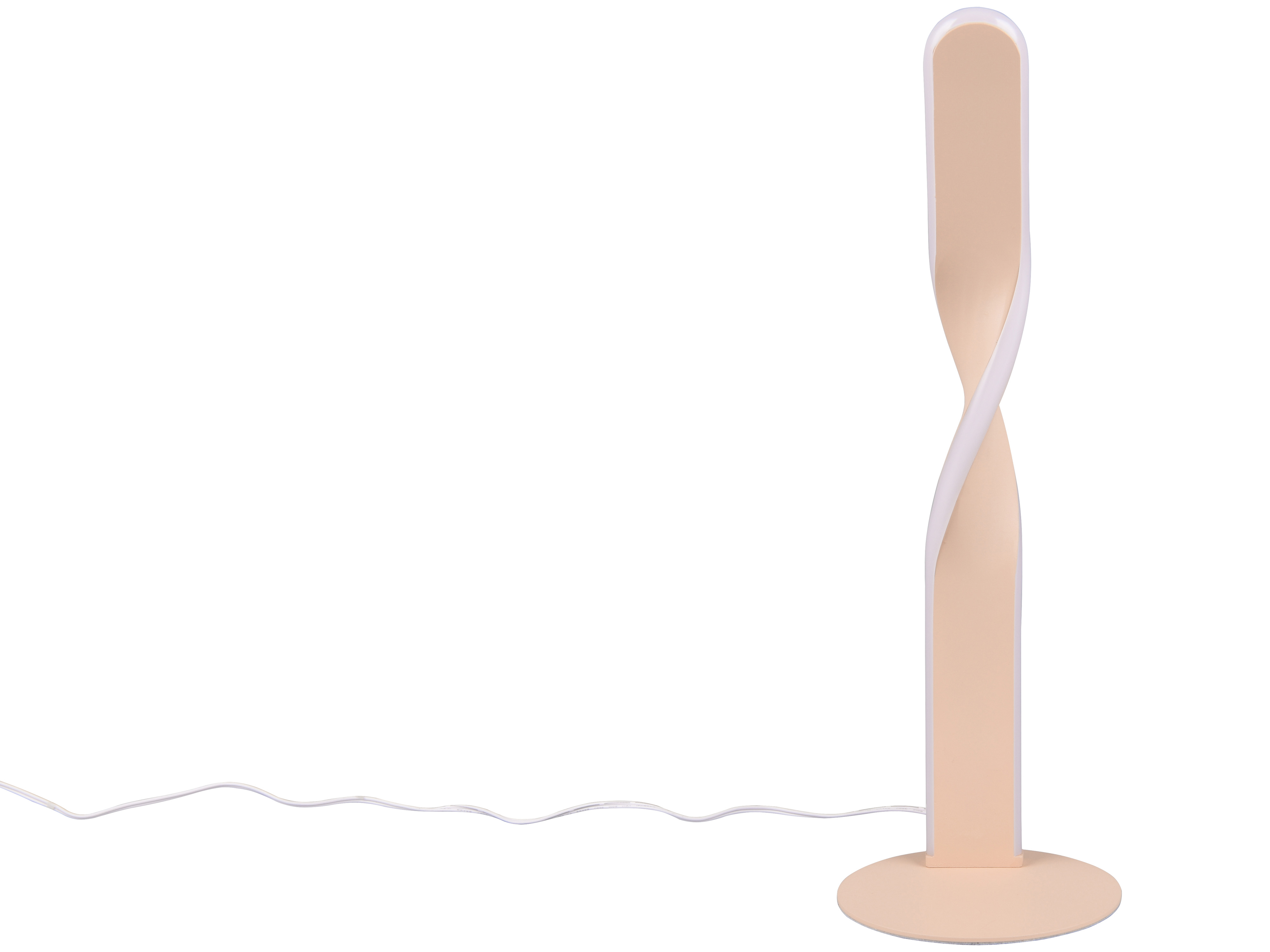 REALITY LED-Tischleuchte Ginko R55791166, 10W, 3000K, 1020lm, warmweiß, IP20, sand