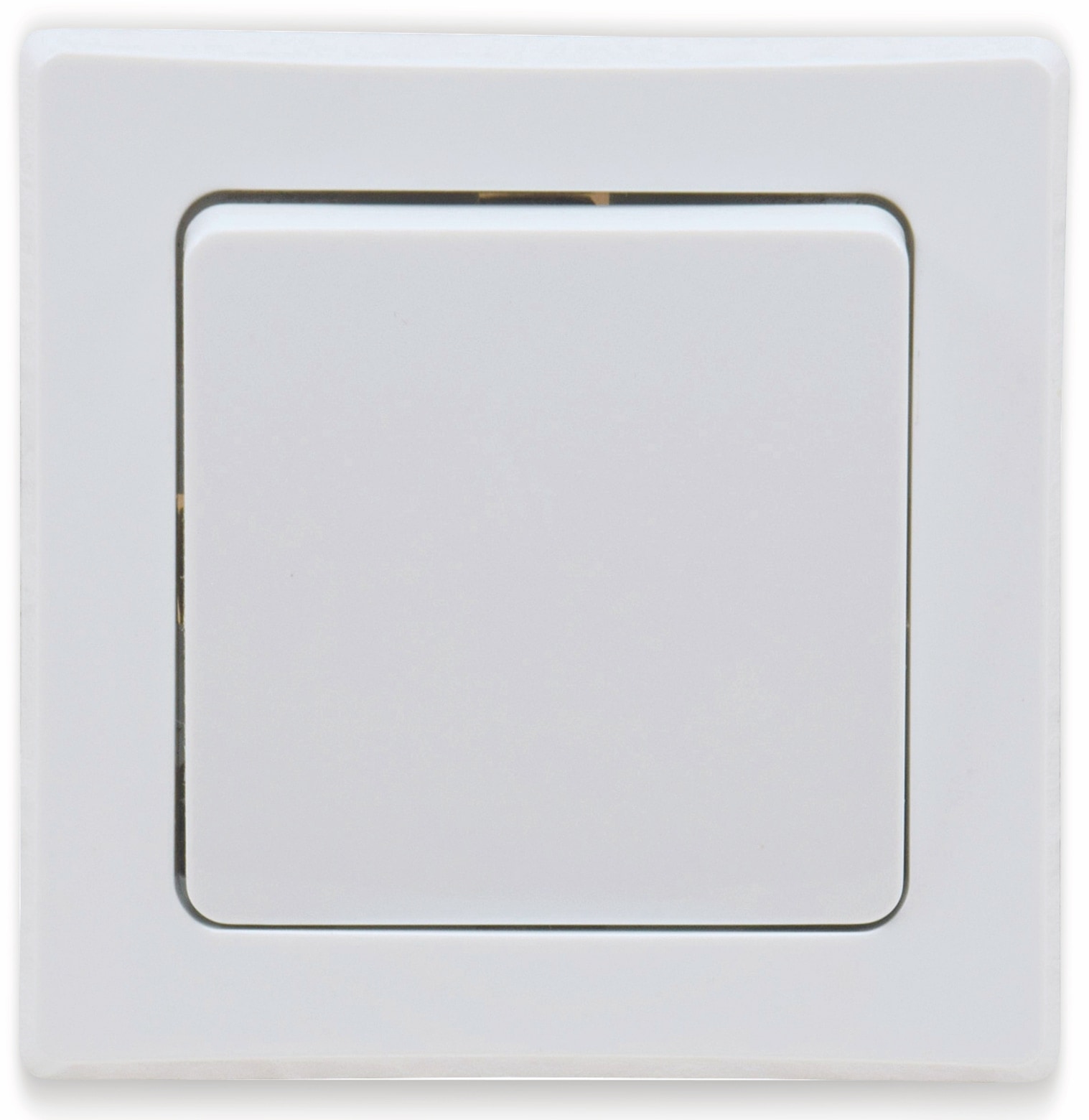 DELPHI Wechselschalter Klemmanschluss, 10A/250V, 1-fach-Rahmen, weiß