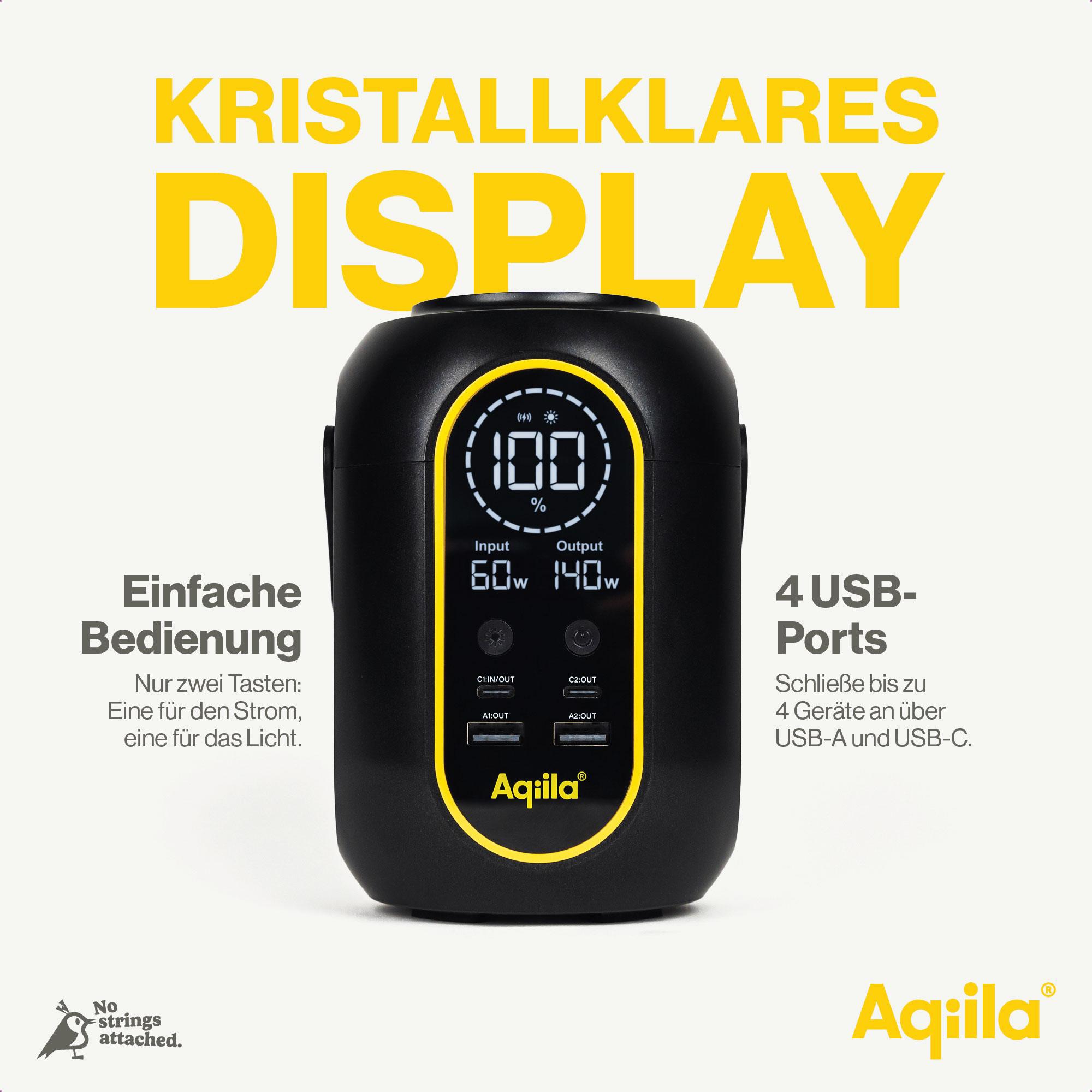 AQIILA Powerstation Powerbird S140, 140 W