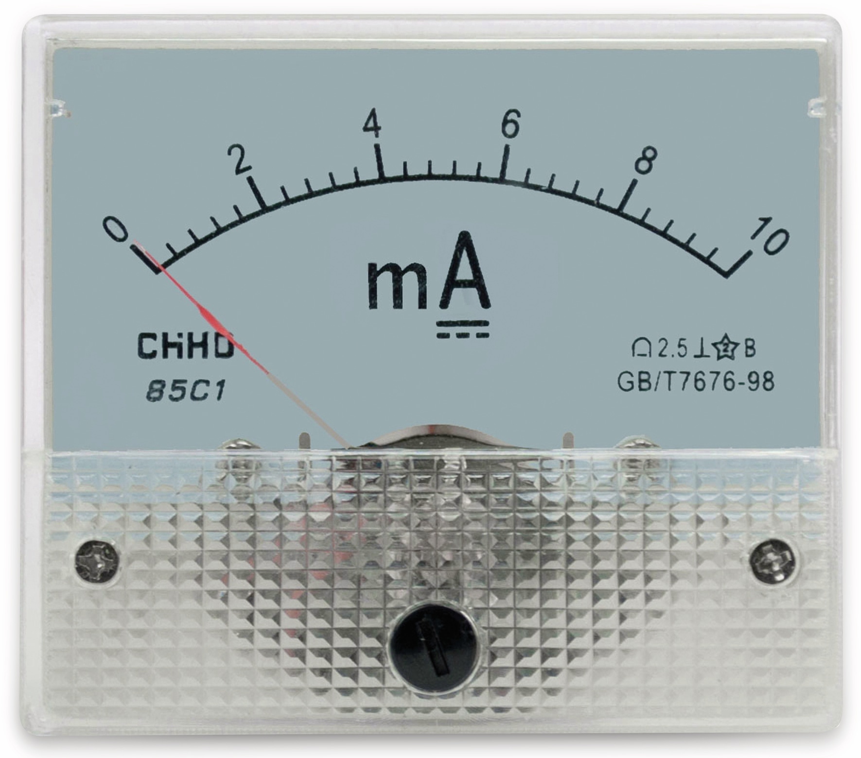 Einbau-Messinstrument, 0...10 mA- Einbau-Messinstrument, 0...10 mA-