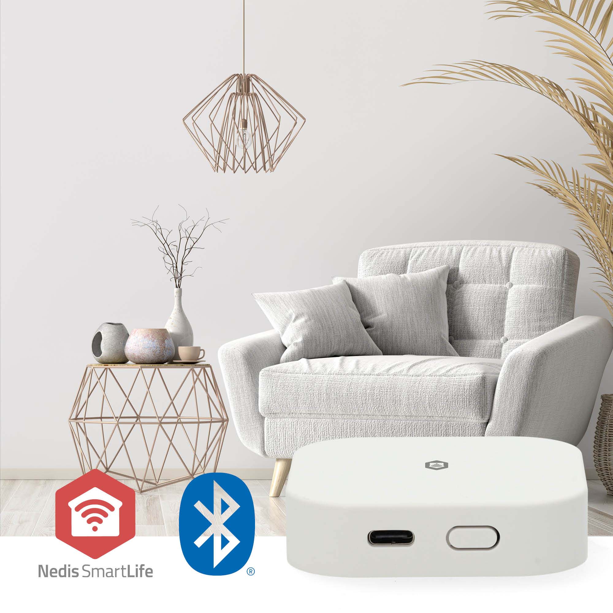 NEDIS Gateway SmartLife, 50 Geräte, Stromversorgung über USB, weiß NEDIS Gateway SmartLife, 50 Geräte, Stromversorgung über USB, weiß