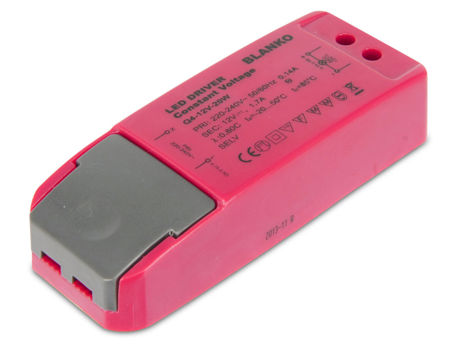BLANKO LED-Schaltnetzteil Q4-12V-20W, 12 V-, 20 W BLANKO LED-Schaltnetzteil Q4-12V-20W, 12 V-, 20 W