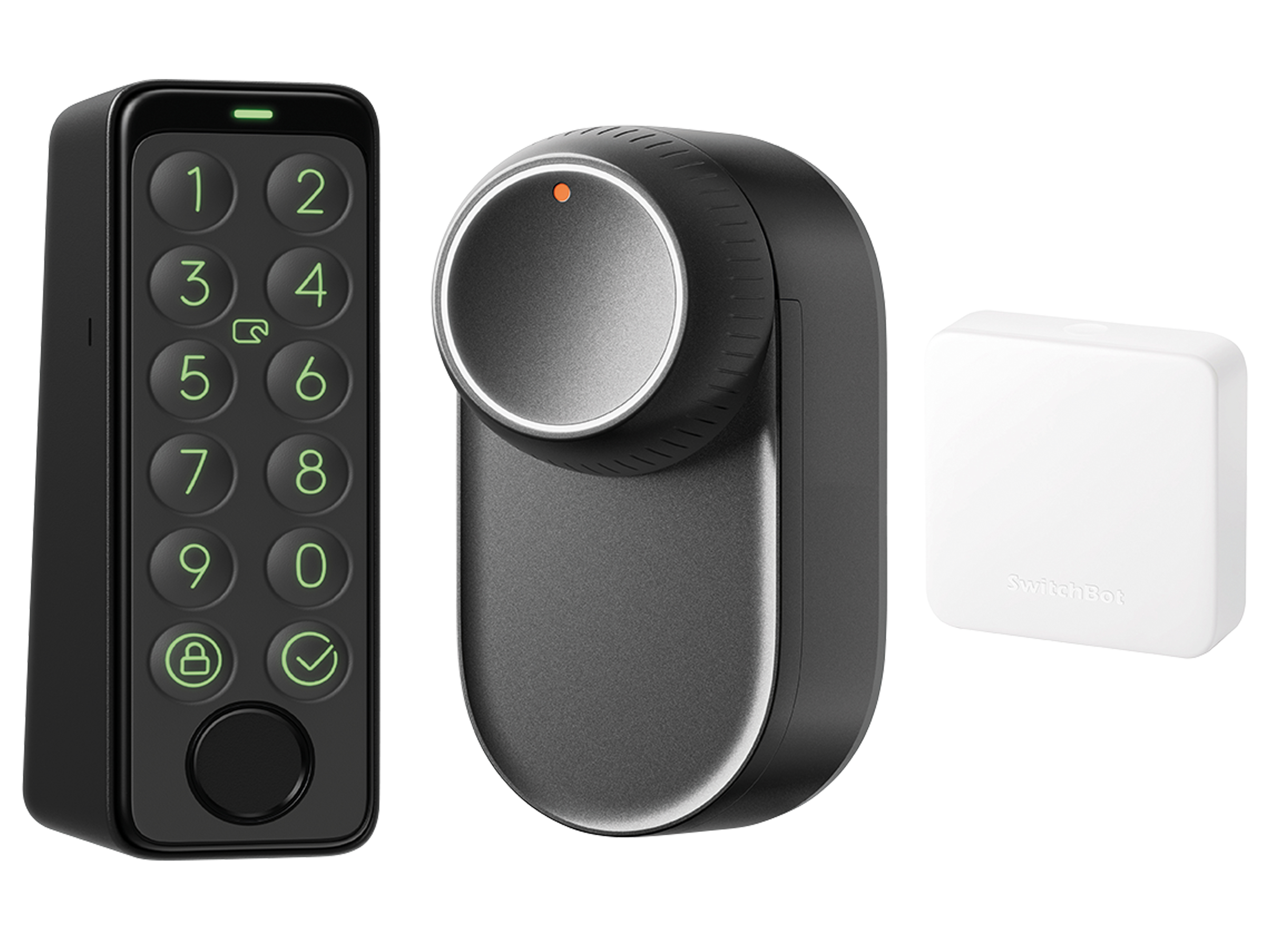 SWITCHBOT Ultra Touch Keypad Bundle, schwarz
