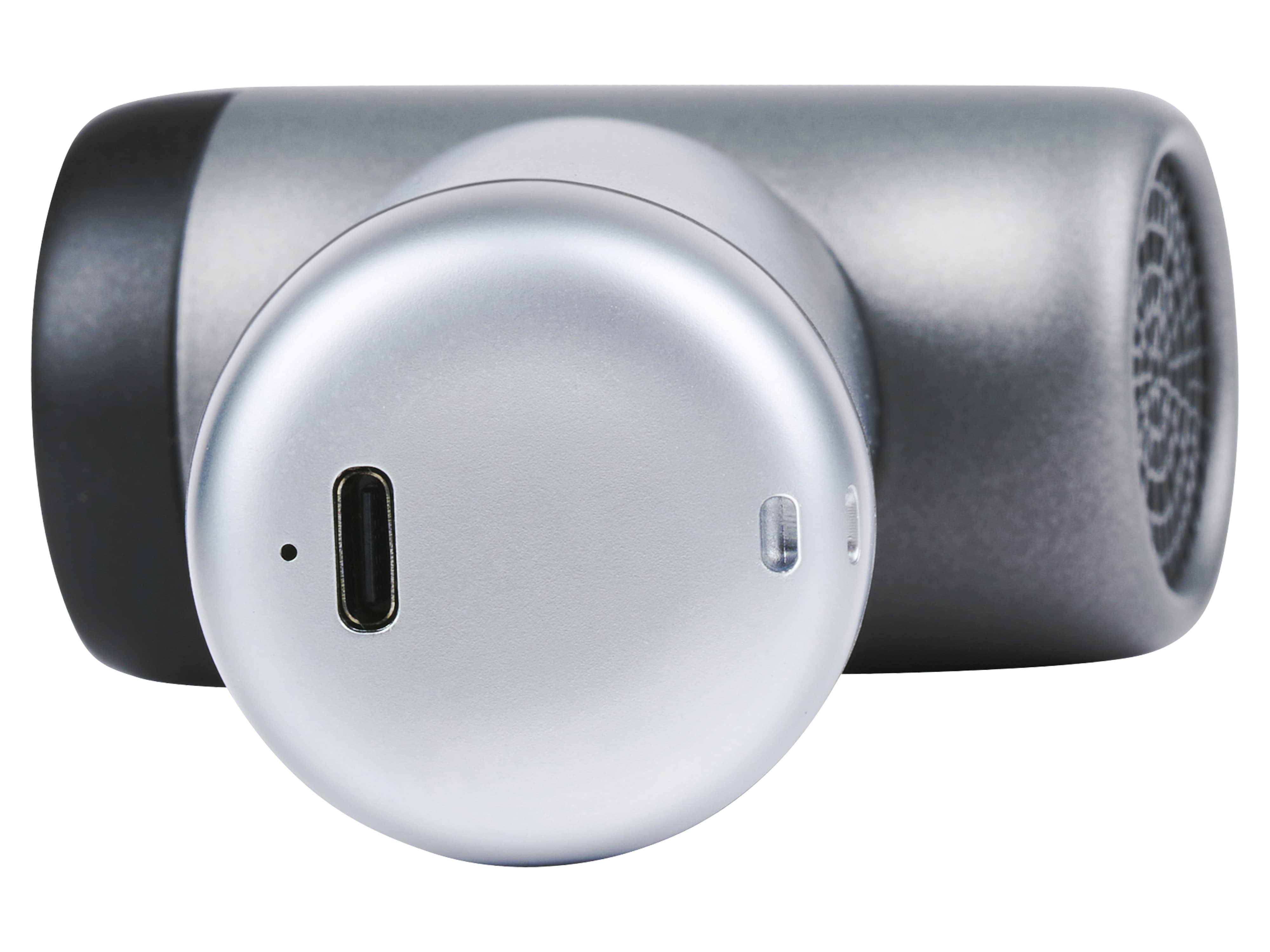 LIFETIME AIR USB-Handventilator 3 Geschwindigkeiten, 1100mAh, silber LIFETIME AIR USB-Handventilator 3 Geschwindigkeiten, 1100mAh, silber