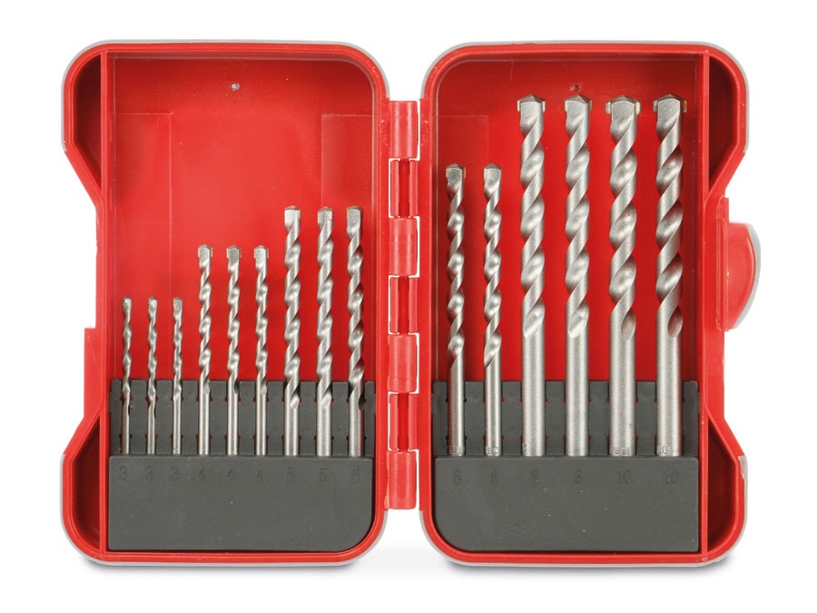 DAYTOOLS Steinbohrer in Kunststoffbox BS-S-15, 3...10 mm