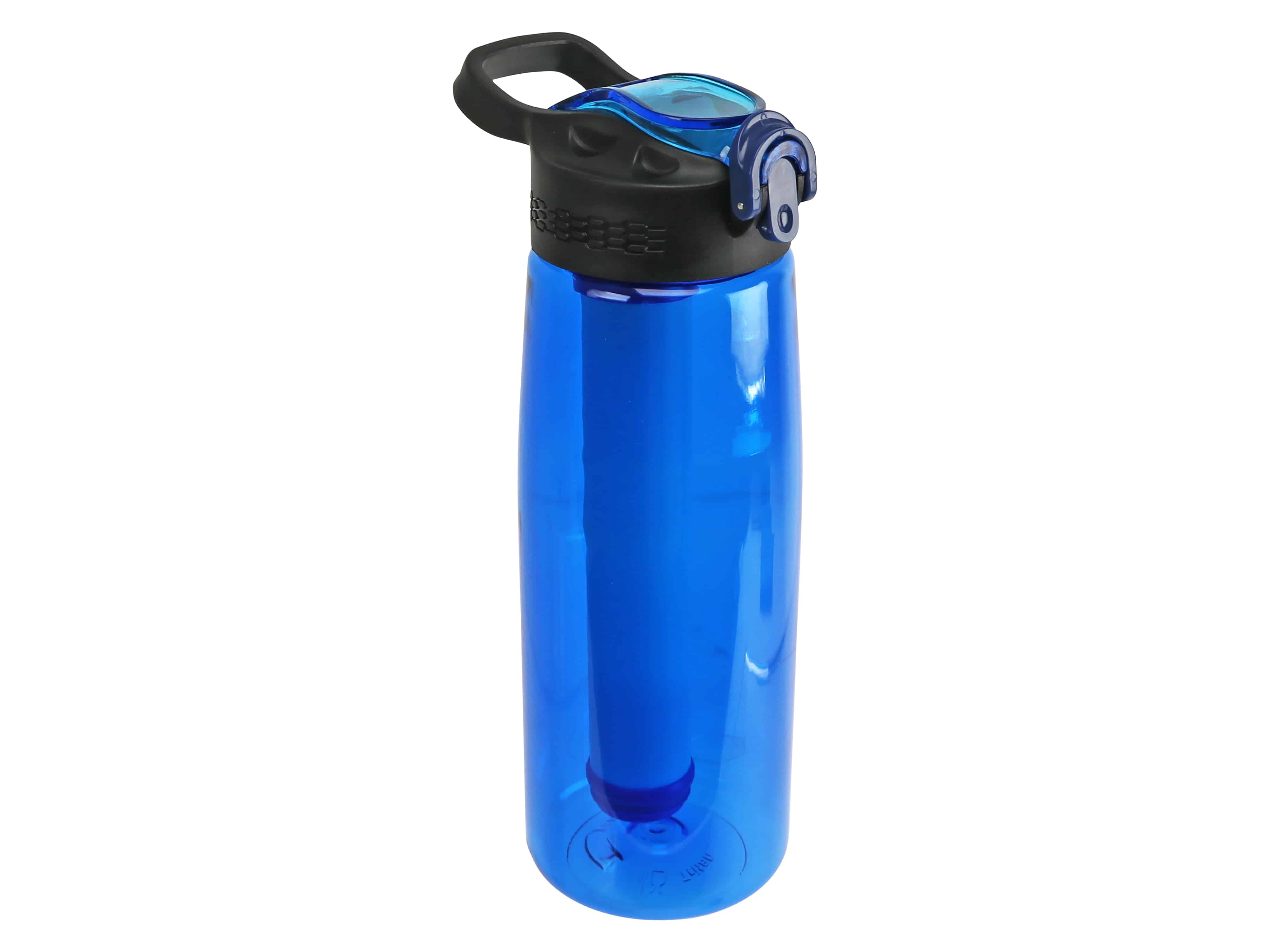 Wasserfilterflasche Tritan, 650ml, blau
