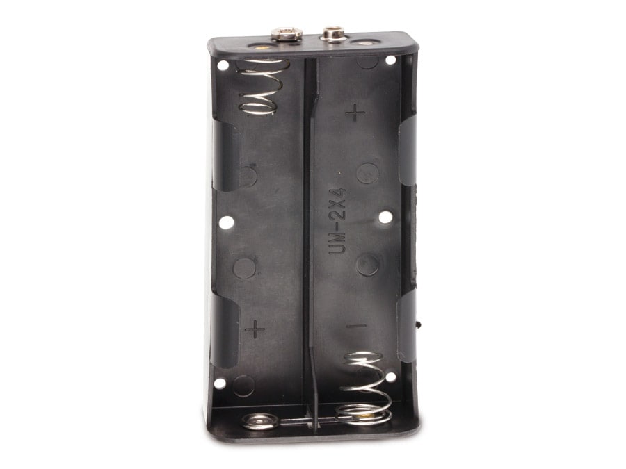 Batteriehalter, 4x Baby, Clipanschluss Batteriehalter, 4x Baby, Clipanschluss