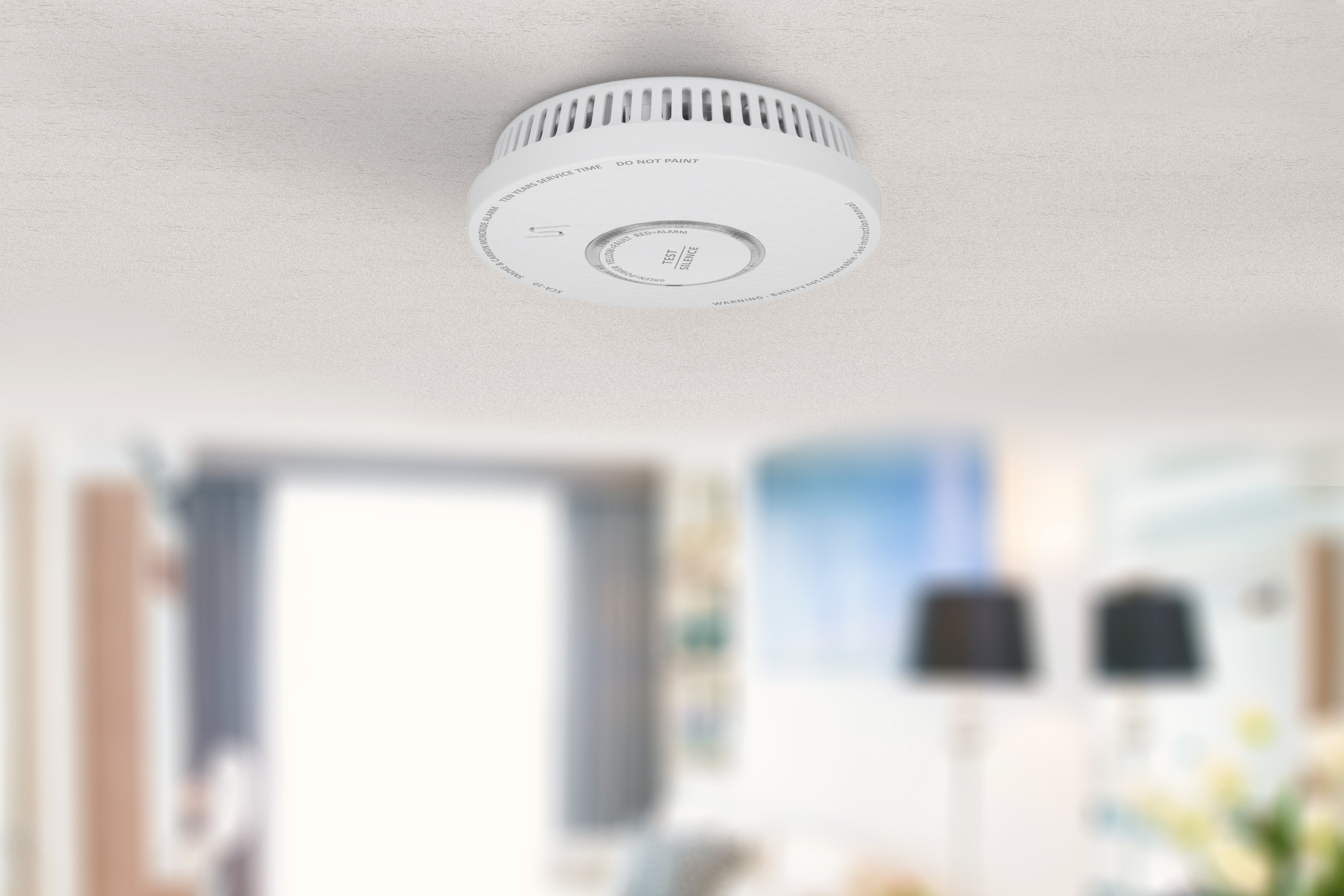 ALECTO Rauch- und Kohlenmonoxidalarm SDX10, weiß