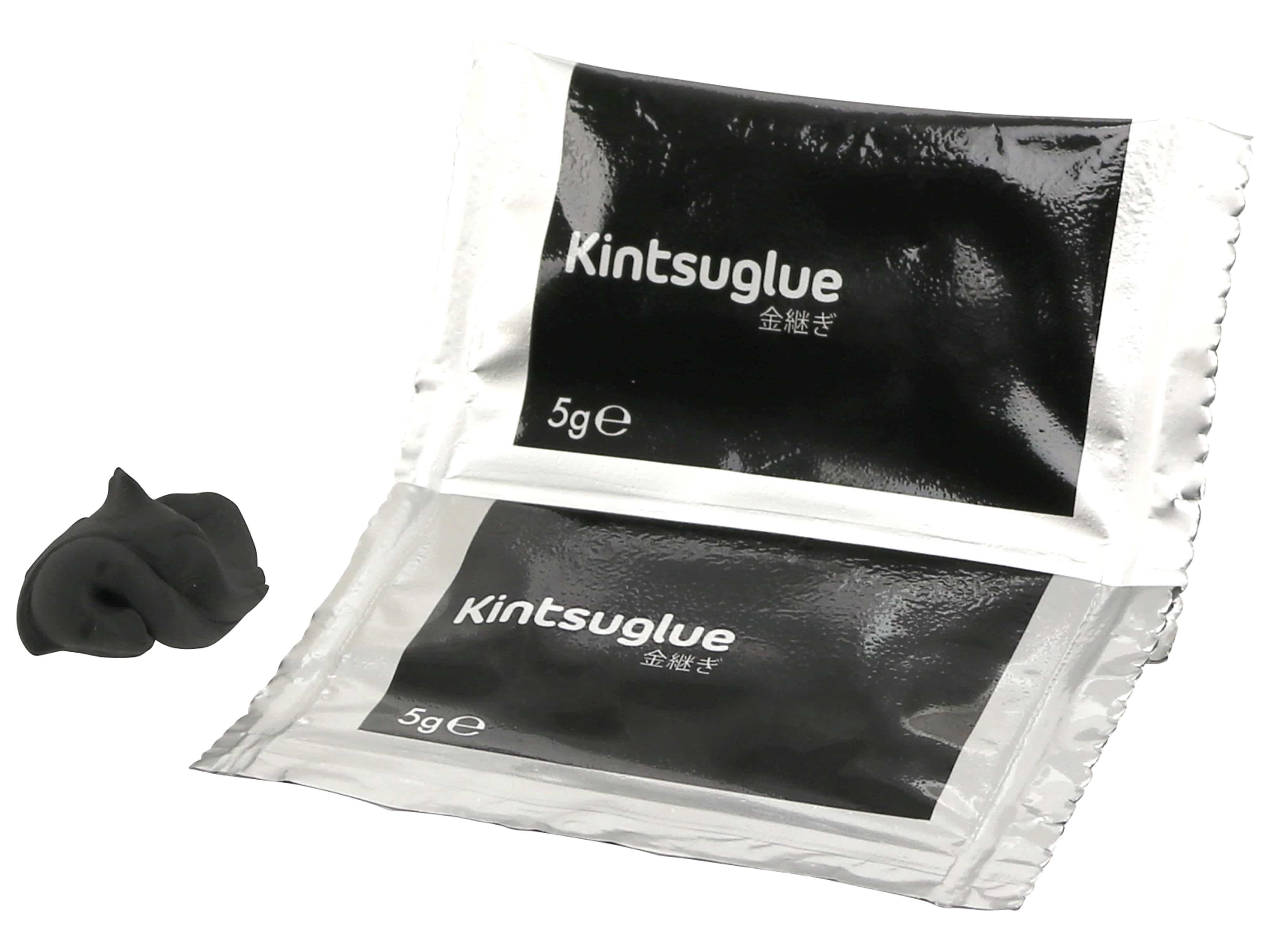 PATTEX Kleber Knete KINTSUGLUE, 3x5g, flexibel, schwarz