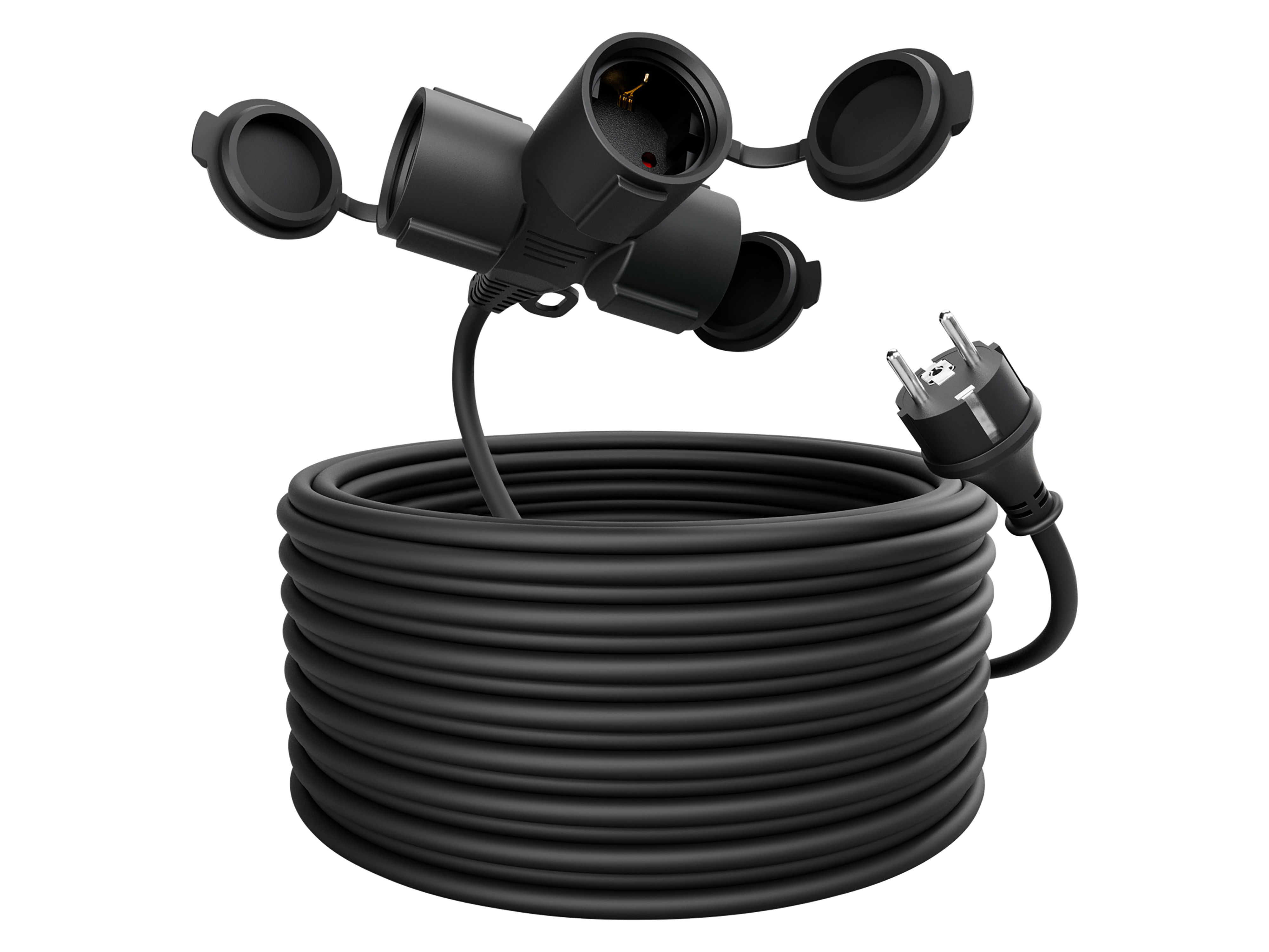 ABSINA Verlängerungskabel 151235, 3-Fach, 20 m