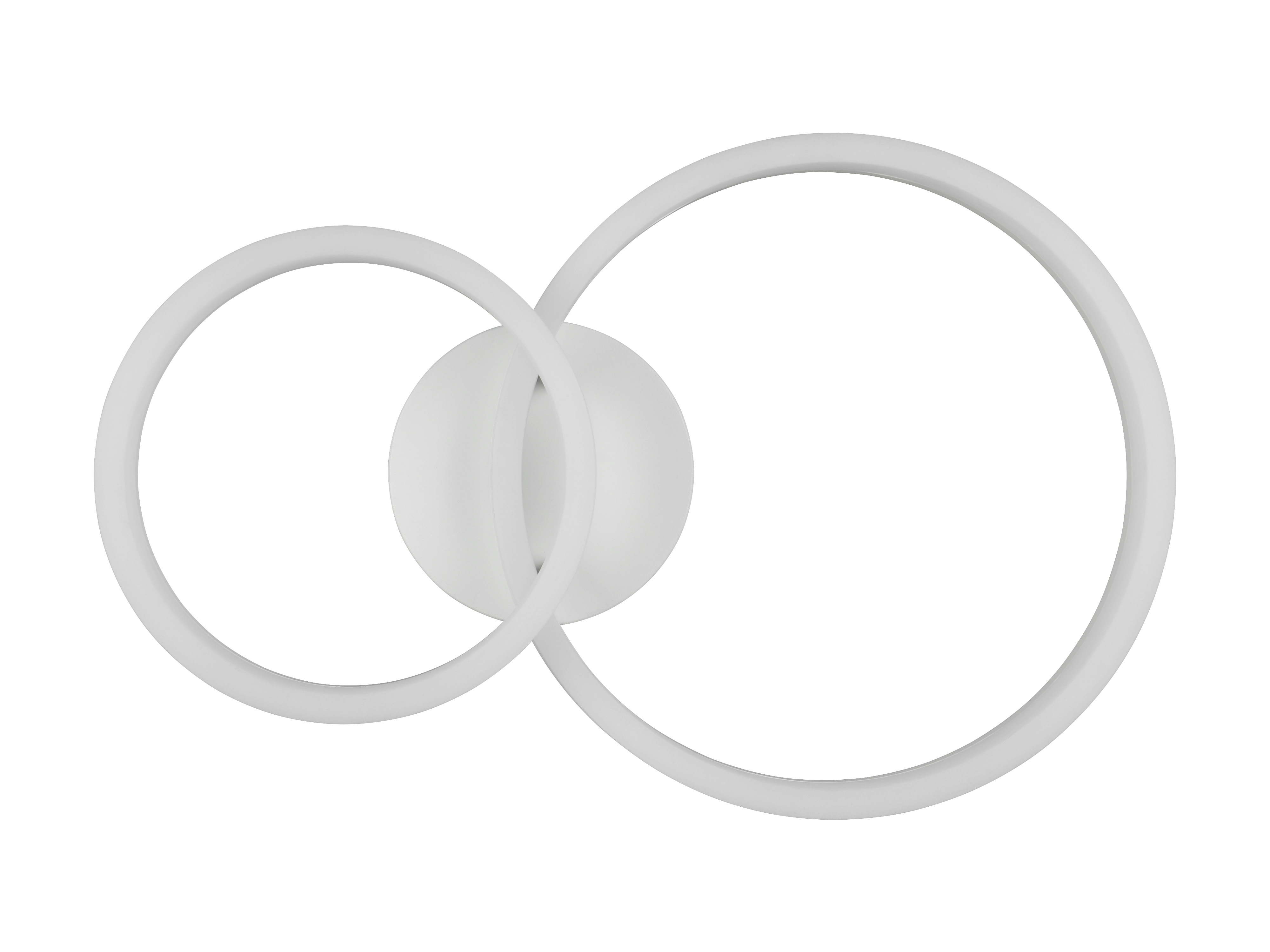 REALITY LED-Deckenleuchte Scope R63601231, 22W, 4000K, 3000lm, neutralweiß, IP20, weiß