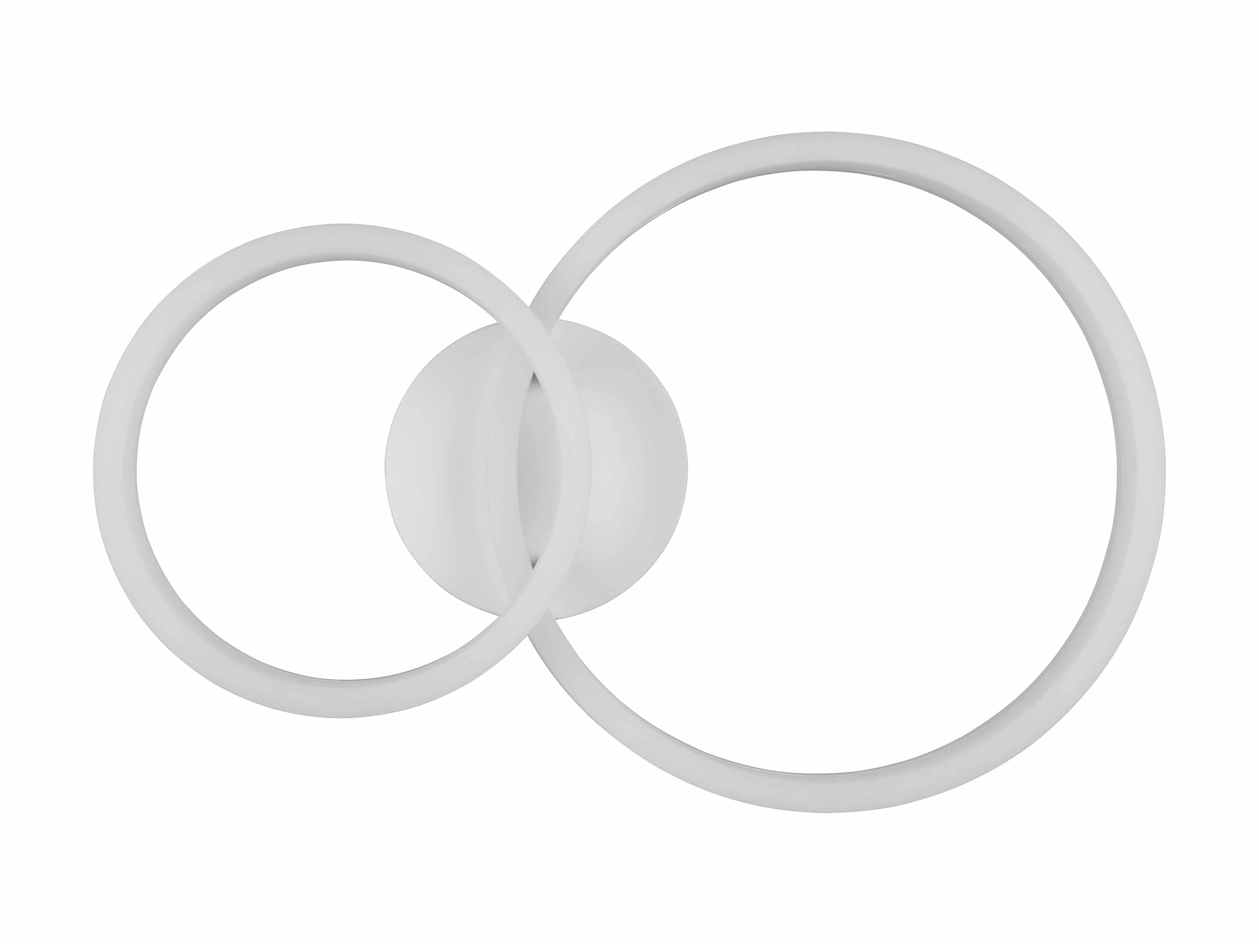 REALITY LED-Deckenleuchte Scope R63601231, 22W, 4000K, 3000lm, neutralweiß, IP20, weiß