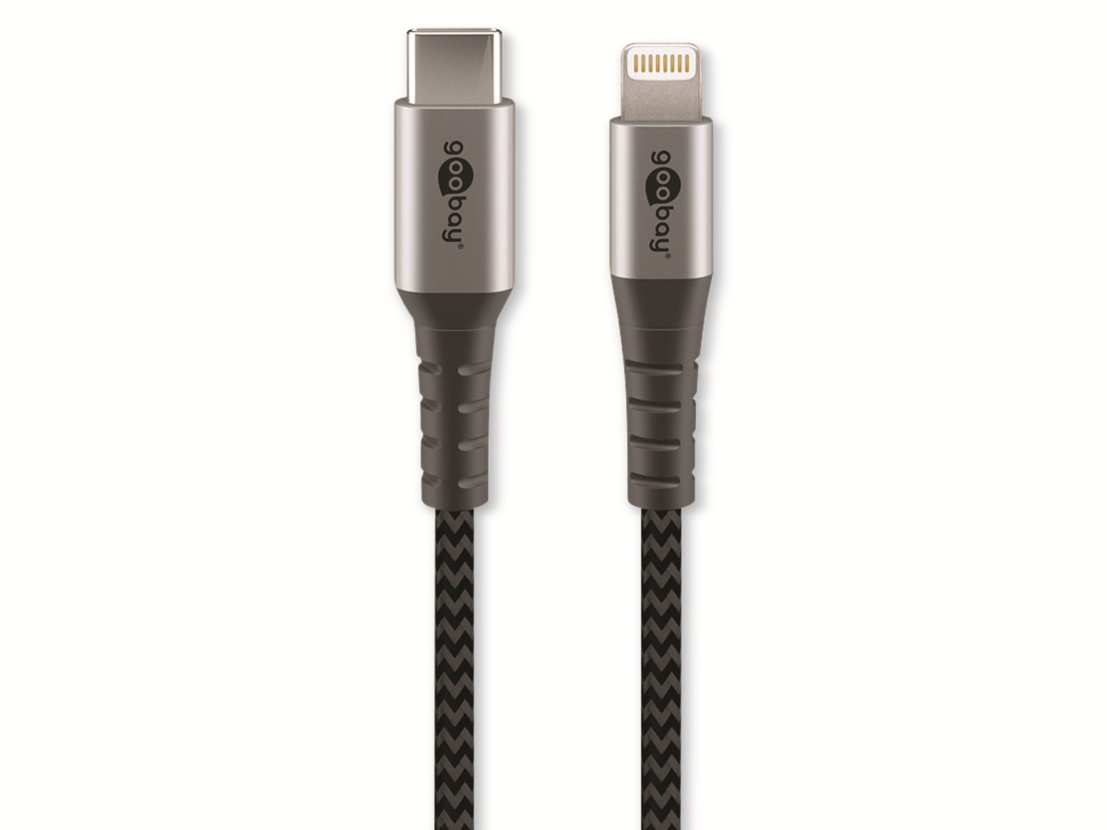 GOOBAY USB-Adapterkabel, USB-C/Lightning, Stecker/Stecker, 0,5m