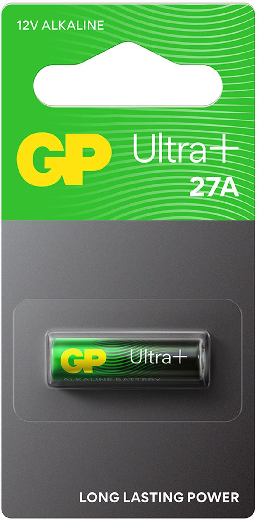 GP Ultra Plus, 27A Alkaline Rundzellenbatterie, Hochspannung, 12V GP 12 V-Batterie 27A, Alkaline