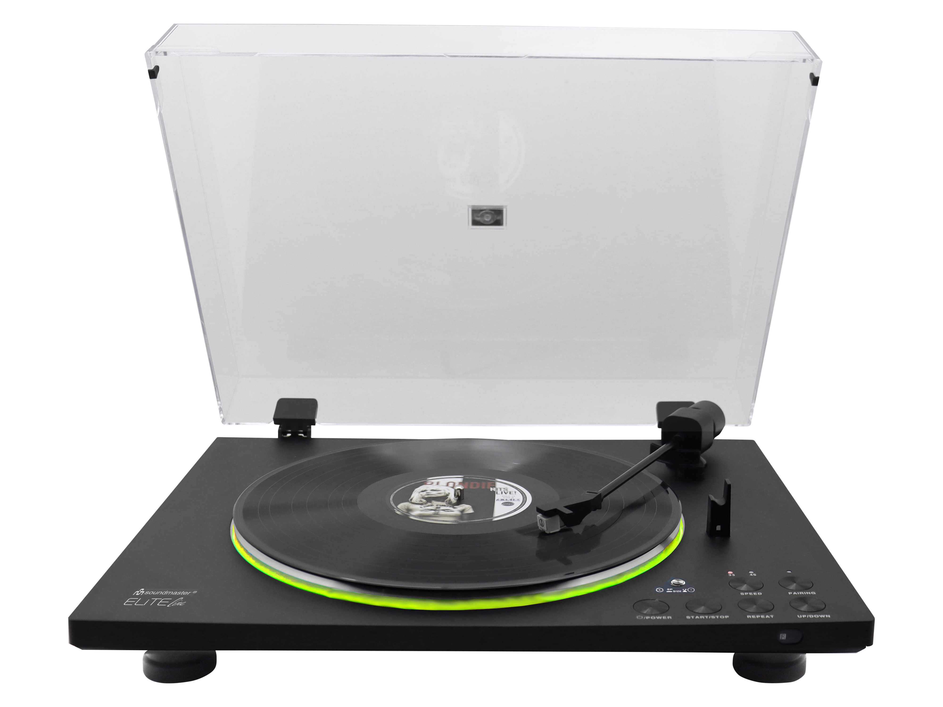 SOUNDMASTER Plattenspieler PL 186, vollautomatisch, Bluetooth, Audio-Technica Magnetsystem