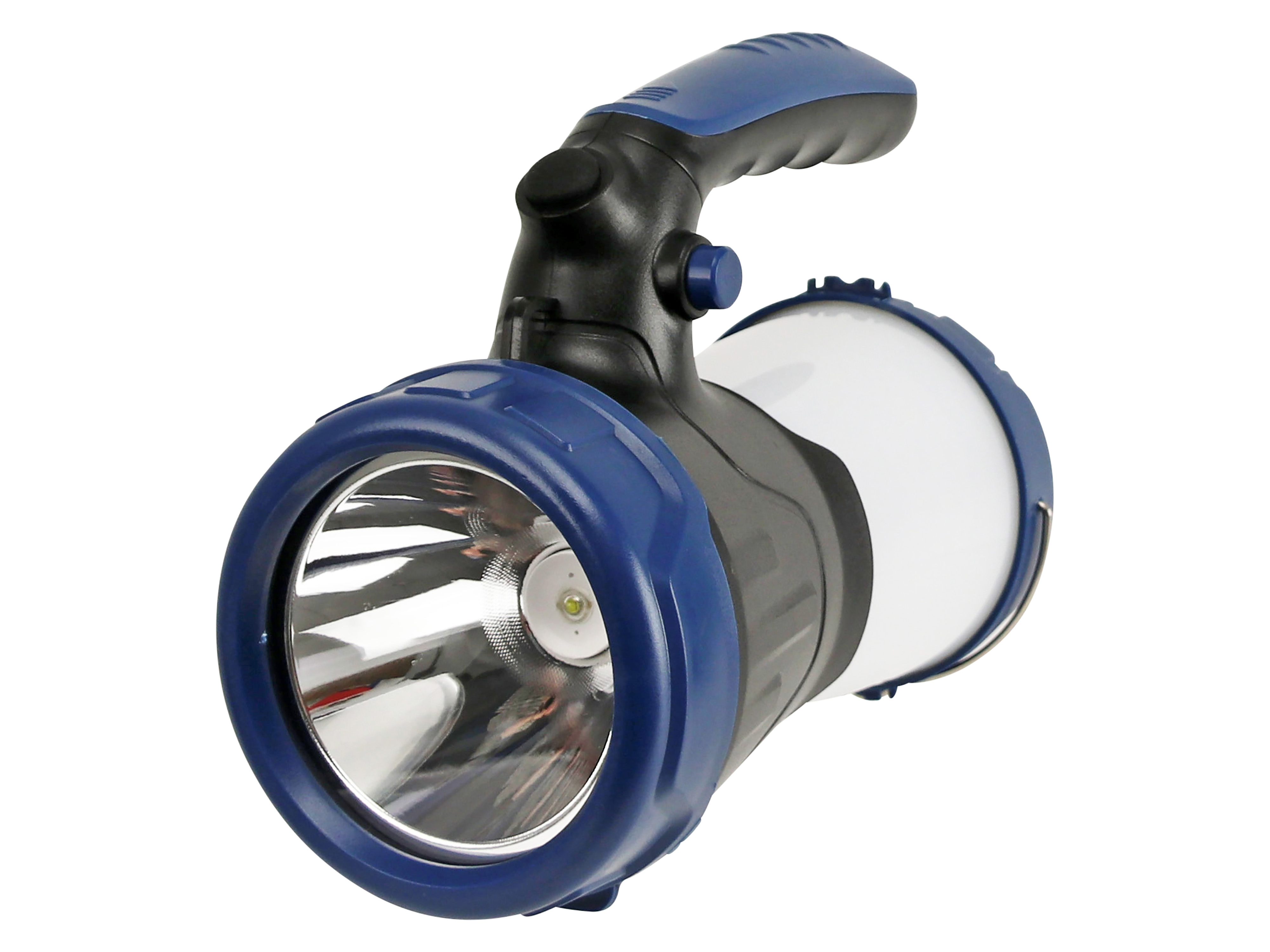 Campingleuchte, 3 W, 300...350 lm, zwei Helligkeitsstufen, blau/schwarz