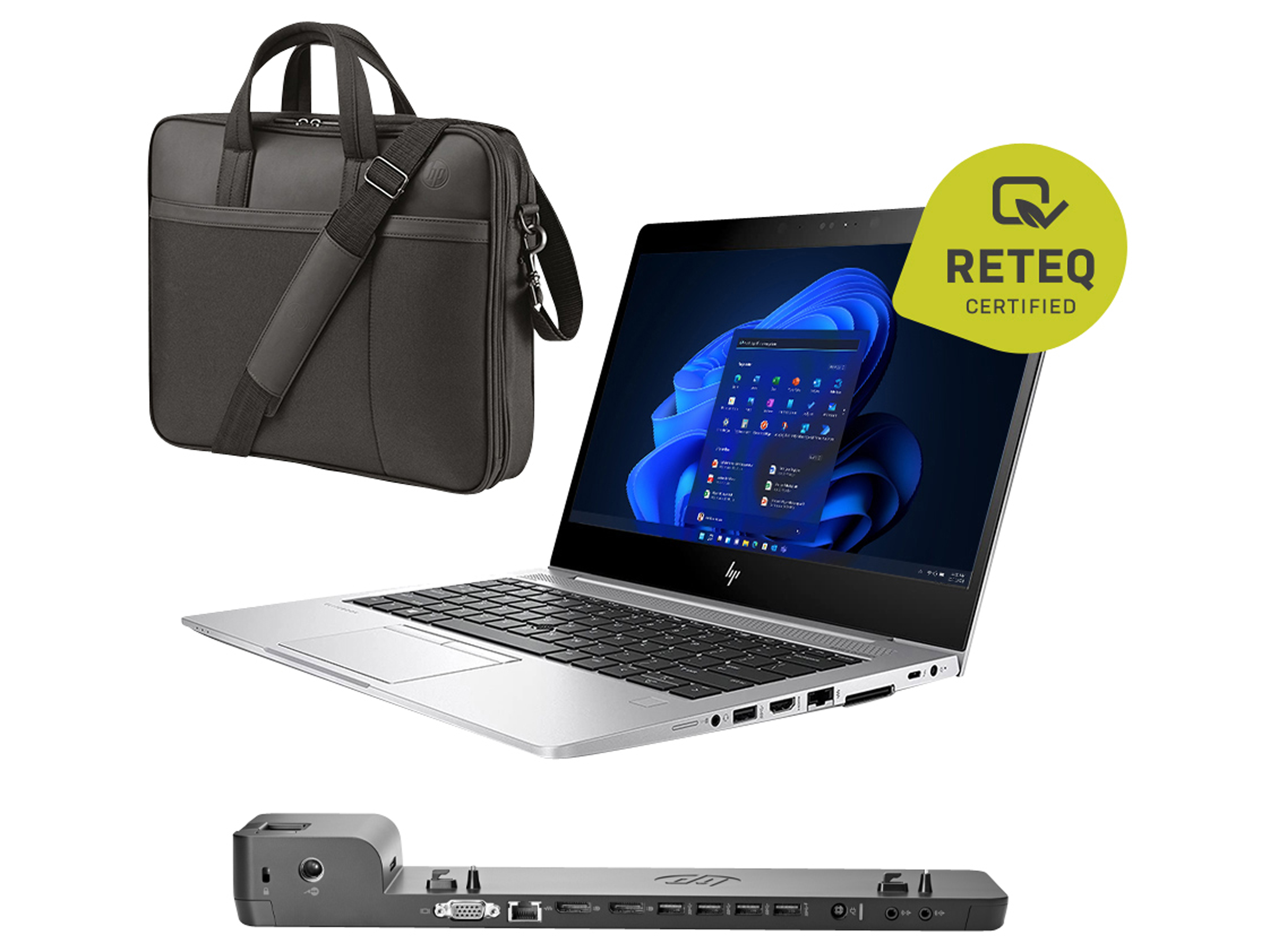 HP Notebook Elitebook 830 G5, 33,8 cm (13,3"), LTE, i5, 256GB SSD, Win11P, refurbished