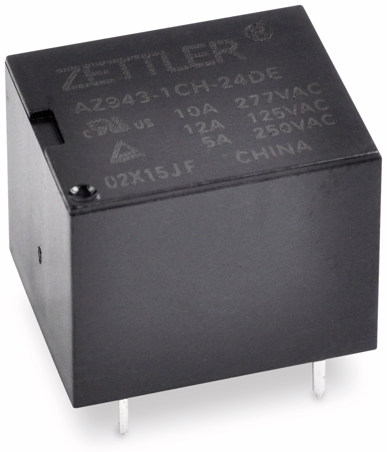 ZETTLER Relais AZ943-1CH-12DE, print, 12 V-, 10 A, 1xUM