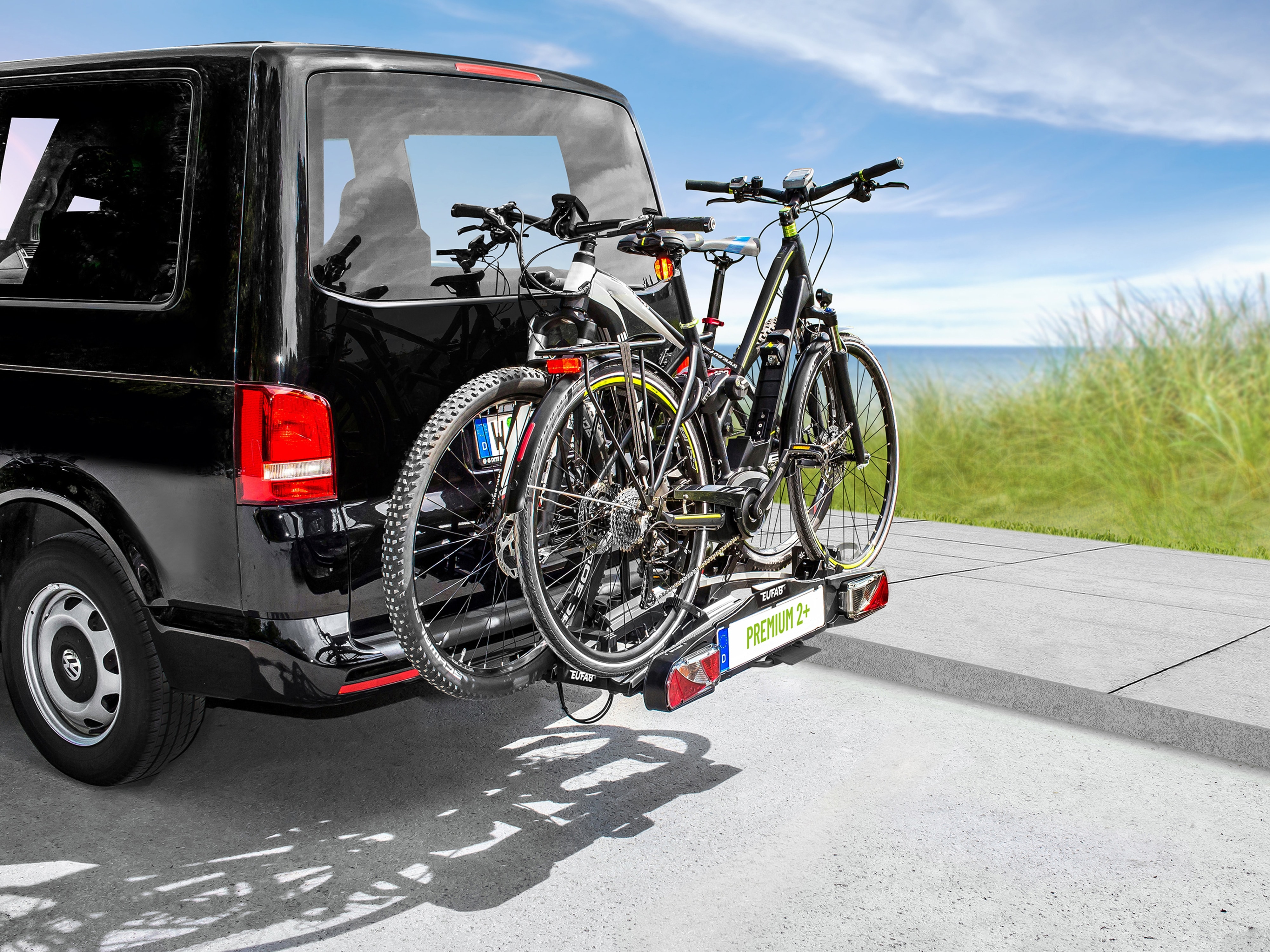 EUFAB Fahrradträger PREMIUM PLUS 2, 11523, für 2 Fahrräder