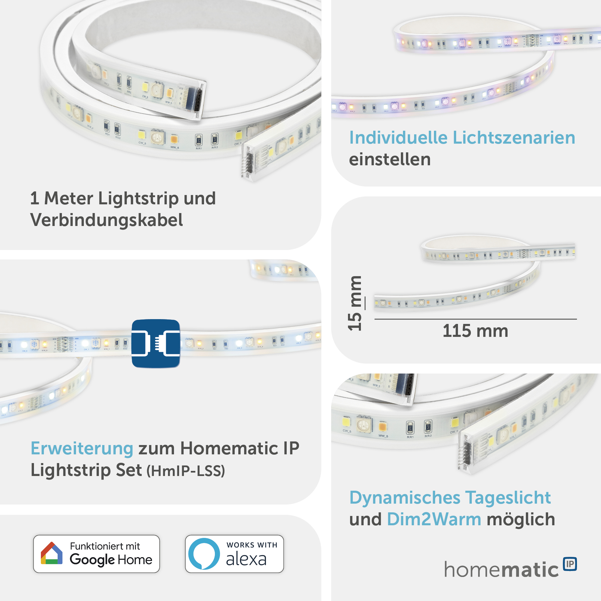 HOMEMATIC IP 160677A0 Lightstrip 1 m