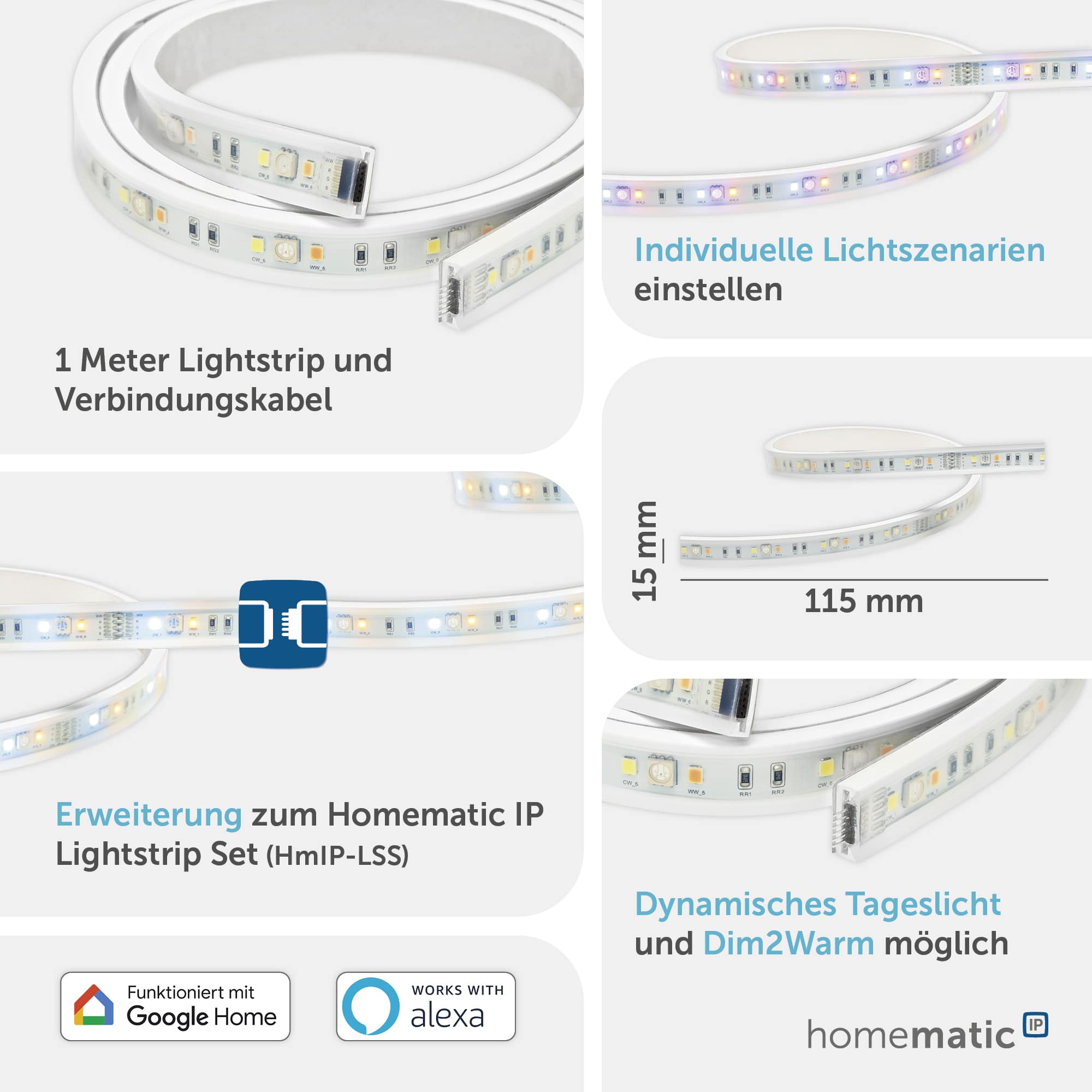 HOMEMATIC IP 160677A0 Lightstrip 1 m